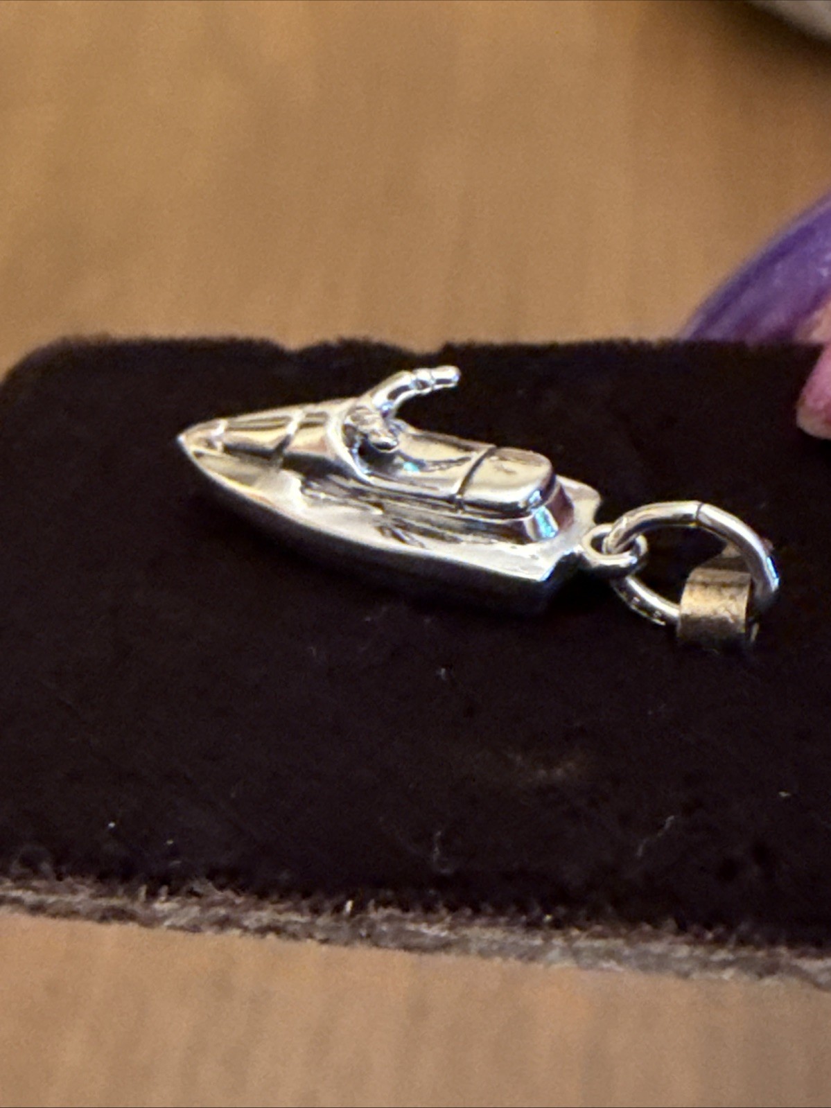 Sterling Silver Jet Ski Charm by Rembrandt