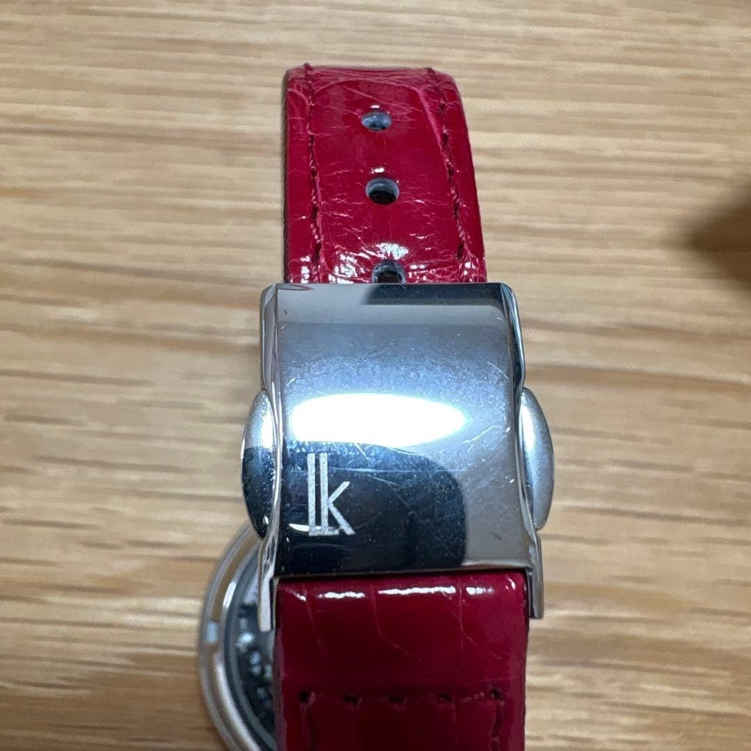 SEIKO Lukia SSVM023 Automatic Watch with Open Heart Pattern Lather Red Working