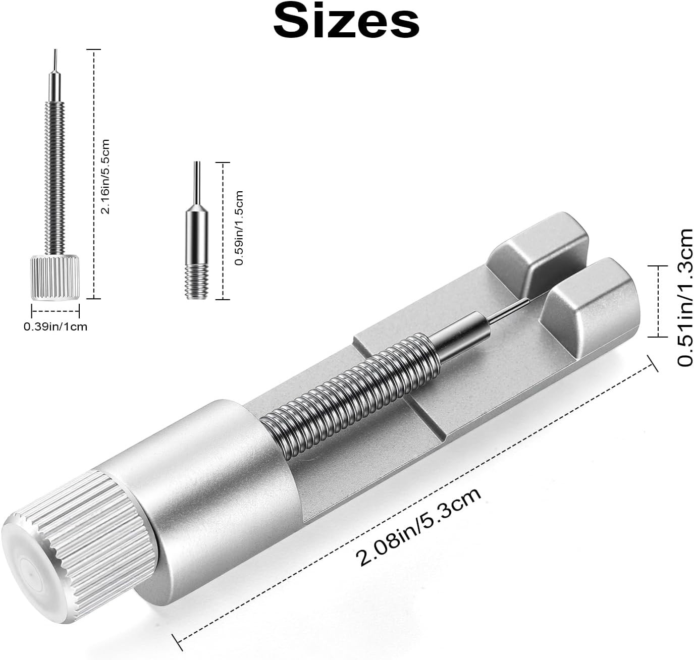 Solid Watch Link Removal Kit, Tools to Adjust and Remove Bracelets，Watch Strap S