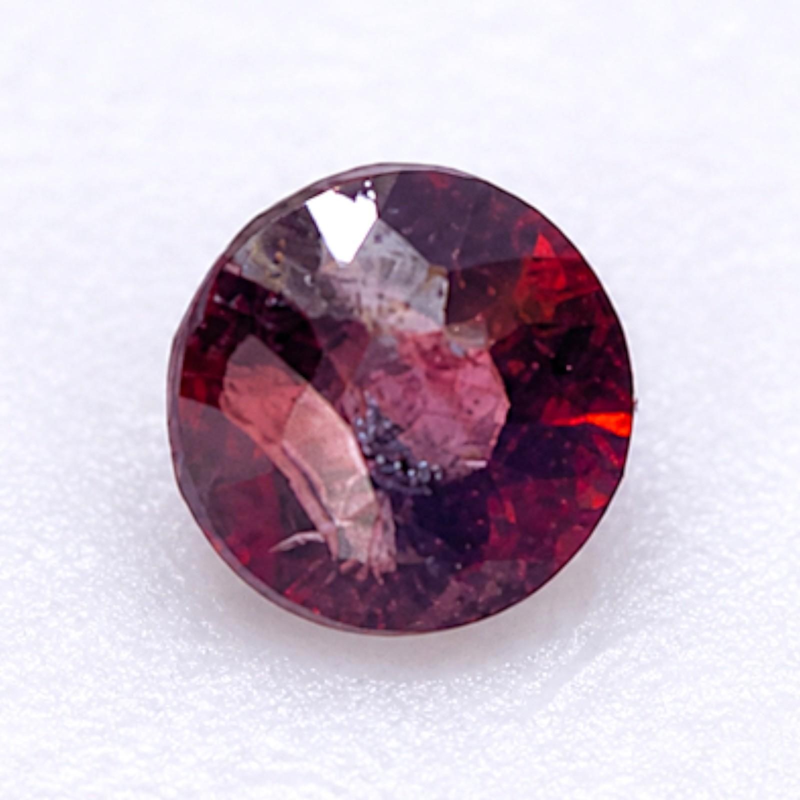 0.09 ct RED PAINITE – MYANMAR – Natural Rare Untreated Faceted EXTREME RARITY