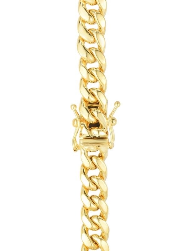 Real 14k Yellow Gold 6mm Royal Miami Cuban Link 24″ Chain Necklace Box Lock