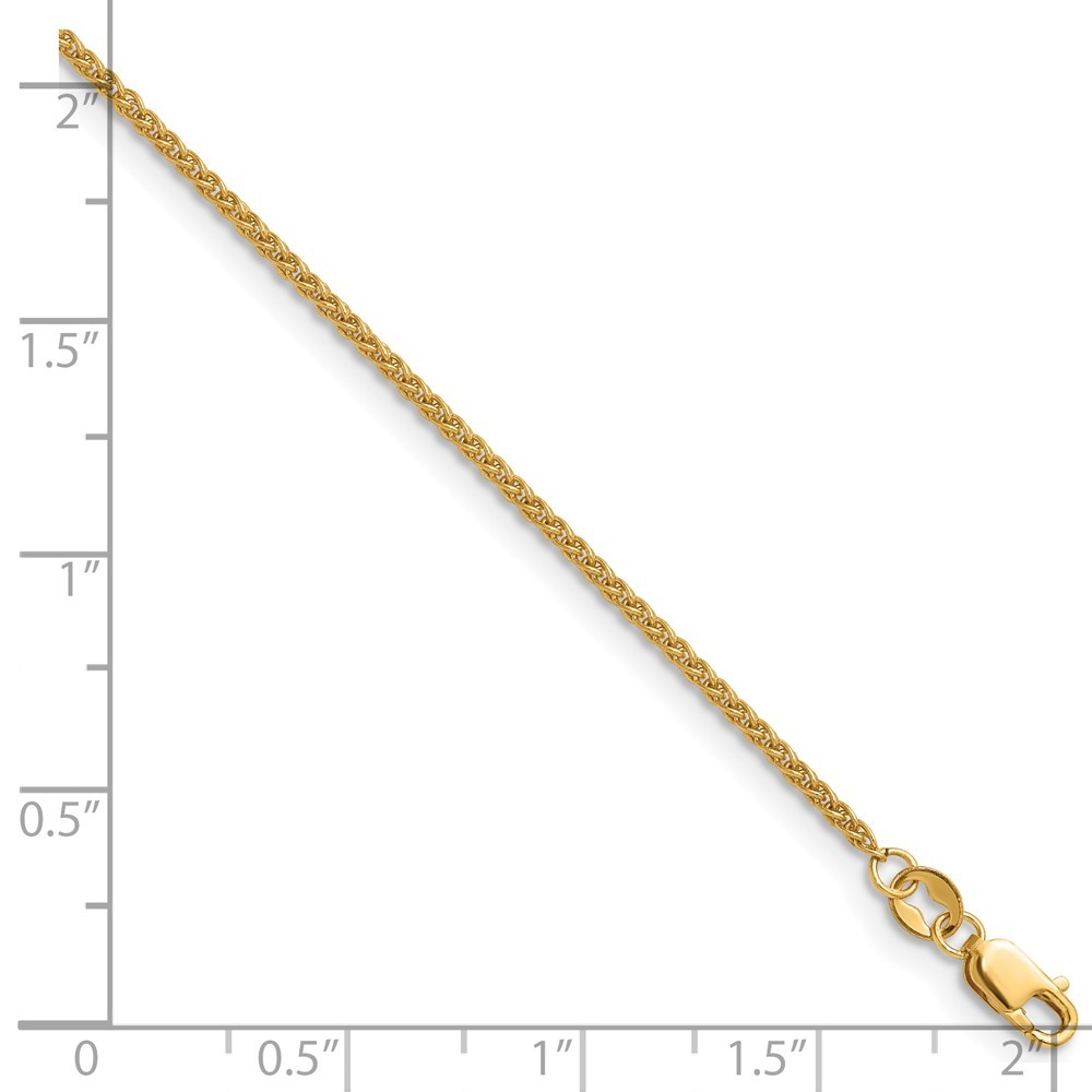 1/20 14K Gold Filled 1.5mm Solid Spiga Chain Necklace