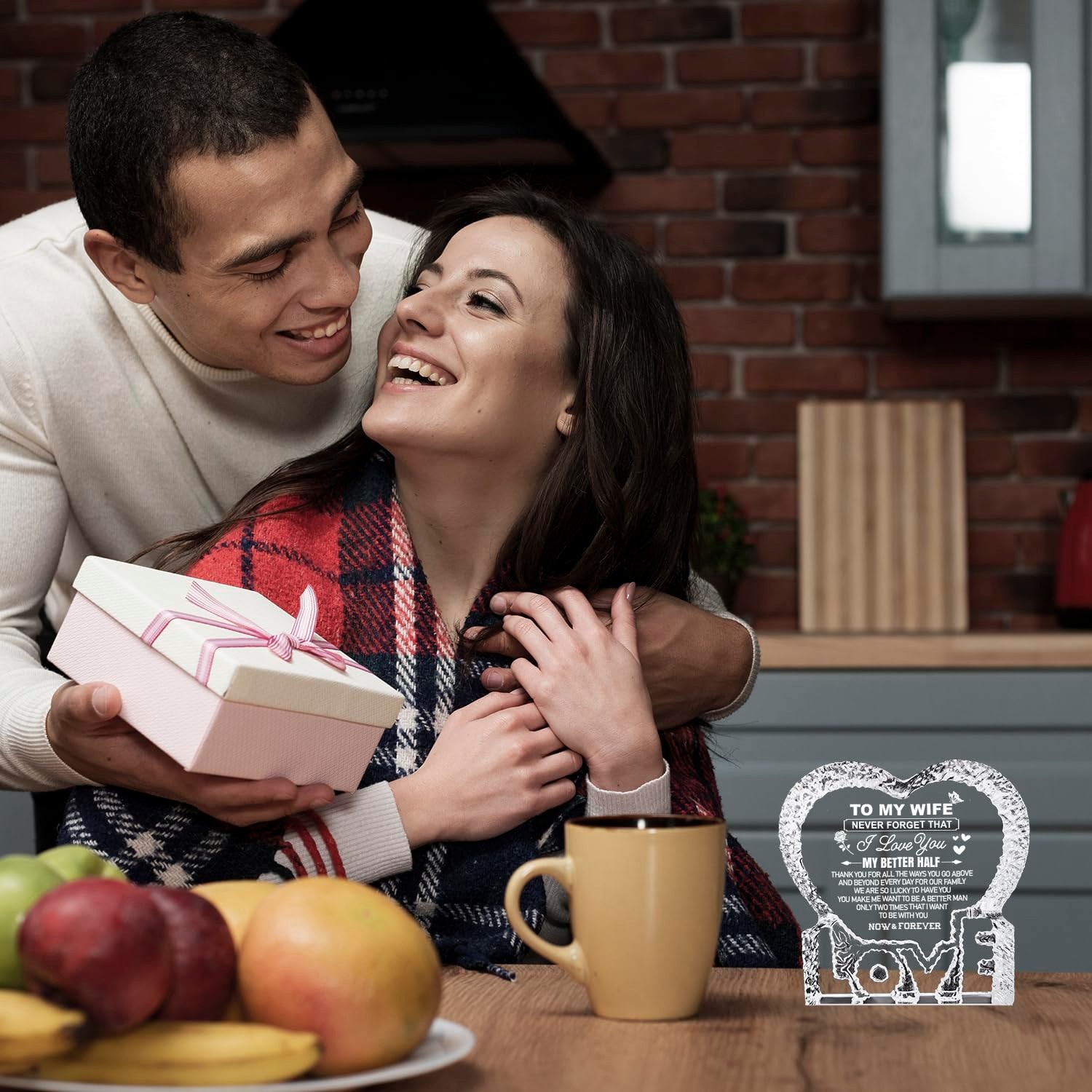 Romantic Crystal Gifts for Wife – K9 Keepsakes, Mother’s Day & Birthday Presents