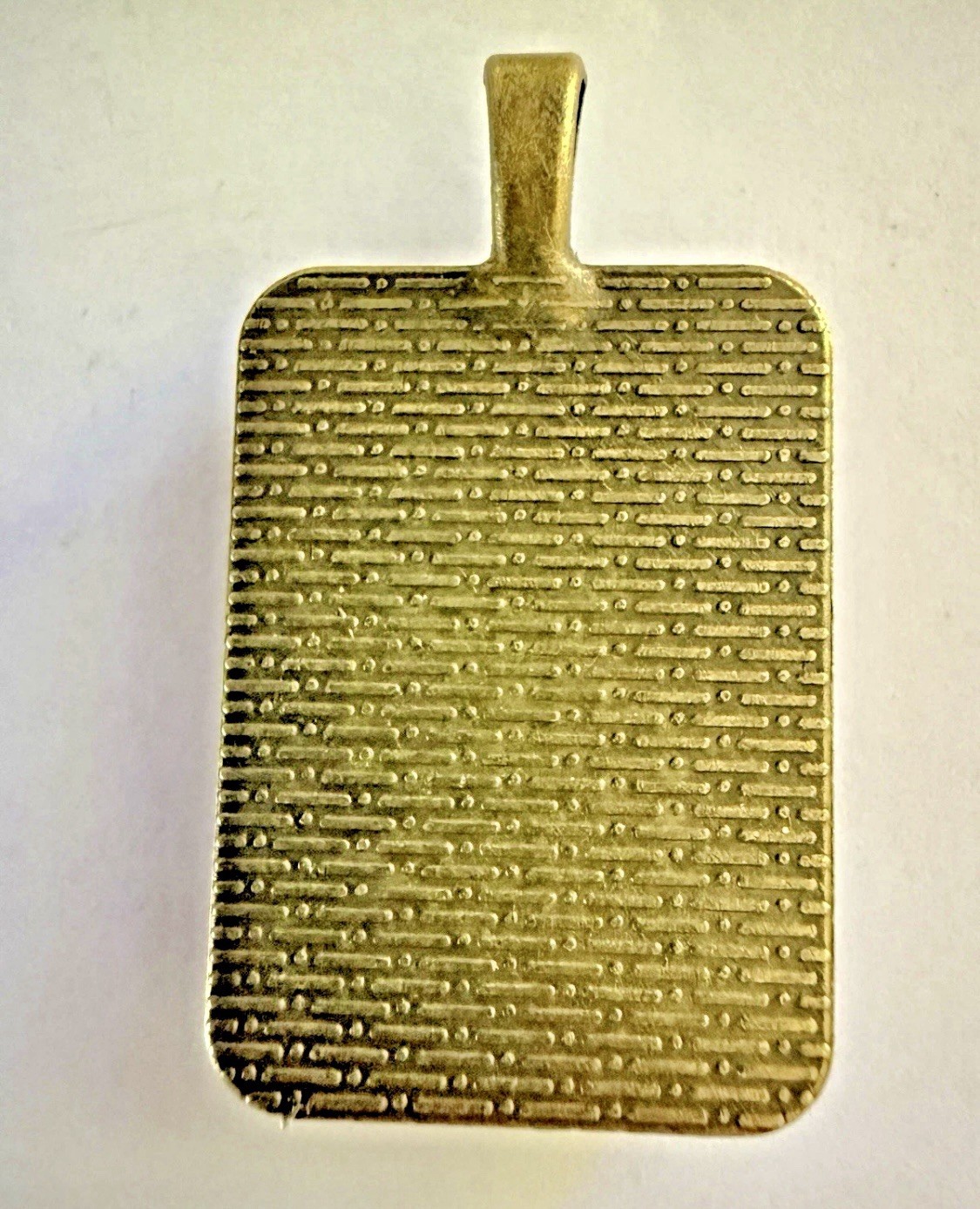 MCM Cat Necklace Vintage Retro Appeal Rectangle Pendant Shape