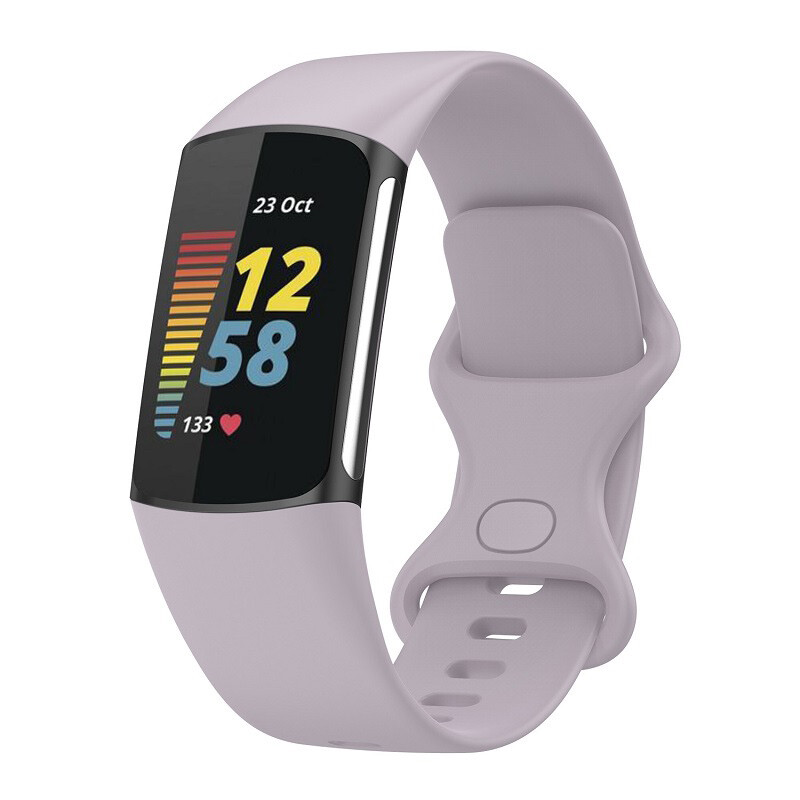 Sports Silicone Wristband Watch Band For Fitbit Charge 5 6 Replacement Strap