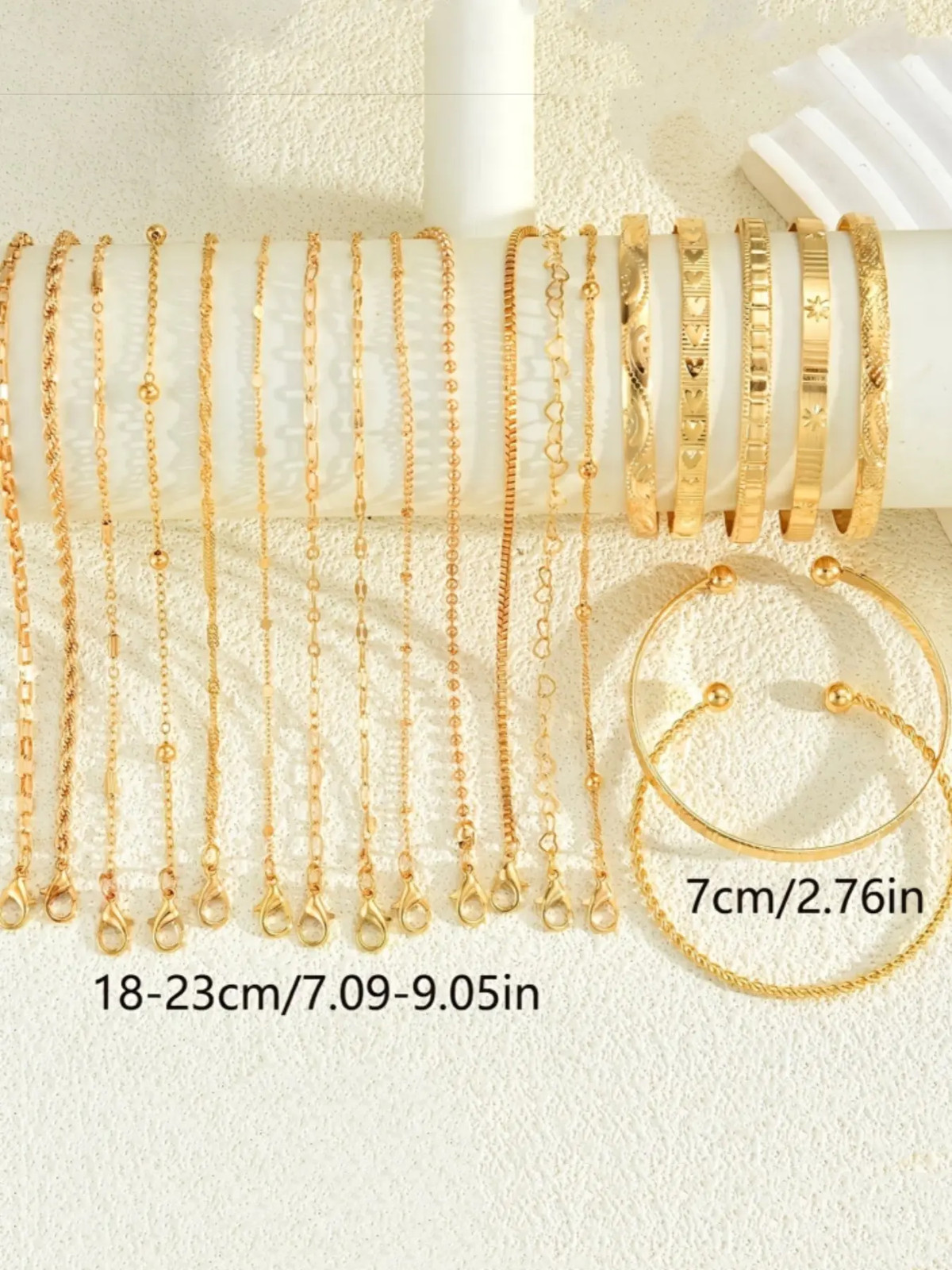 20Pcs/Set Elegant Women’S Bracelets, Fashion High-Quality Bracelets, Versatile A