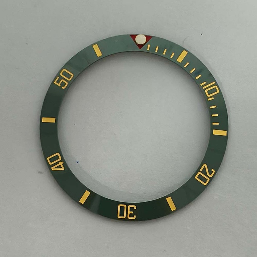 Replacement Ceramic Bezel Insert SUB Beveled Bezel Ring Watch Accessories
