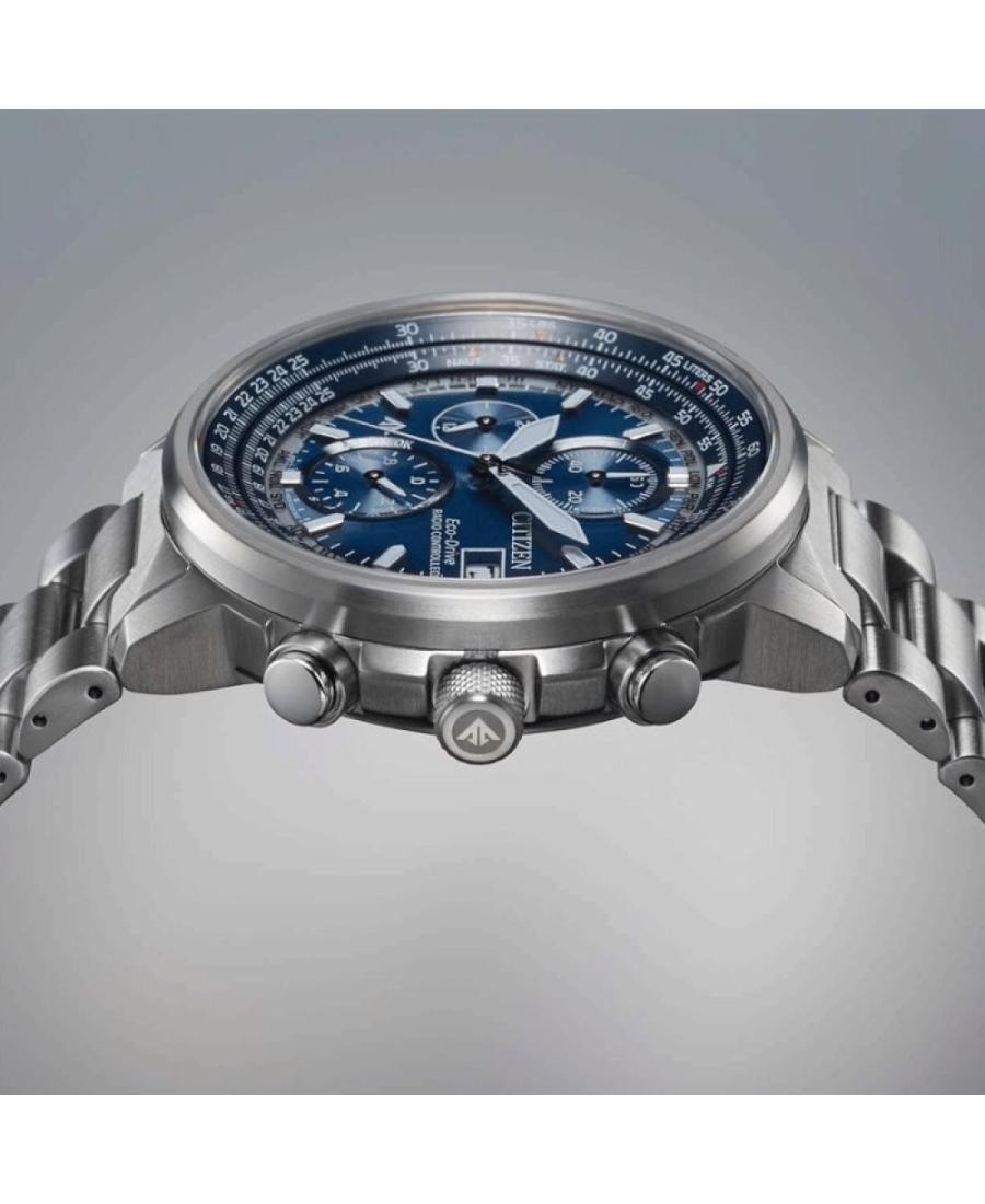 CITIZEN Men Analog Eco-Drive Casual Watch Classic Dress Blue Dial Waterproof Rou