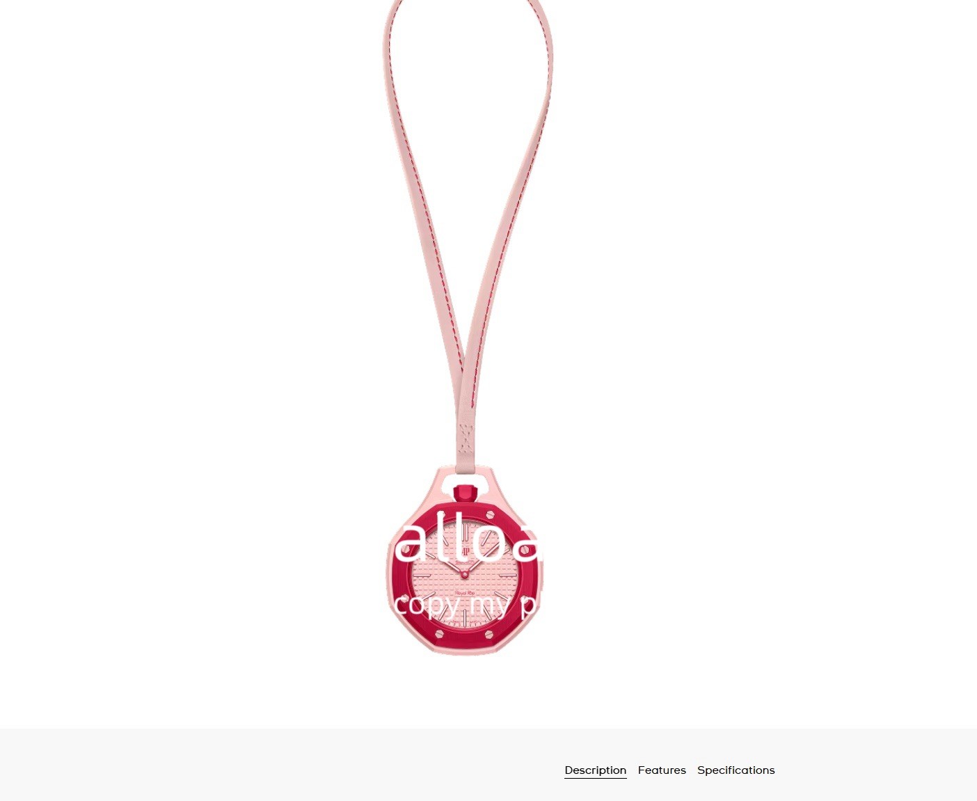Royal Pop OTTO ROSSO Display Sample Quartz Watch Bioceramic UK Stock