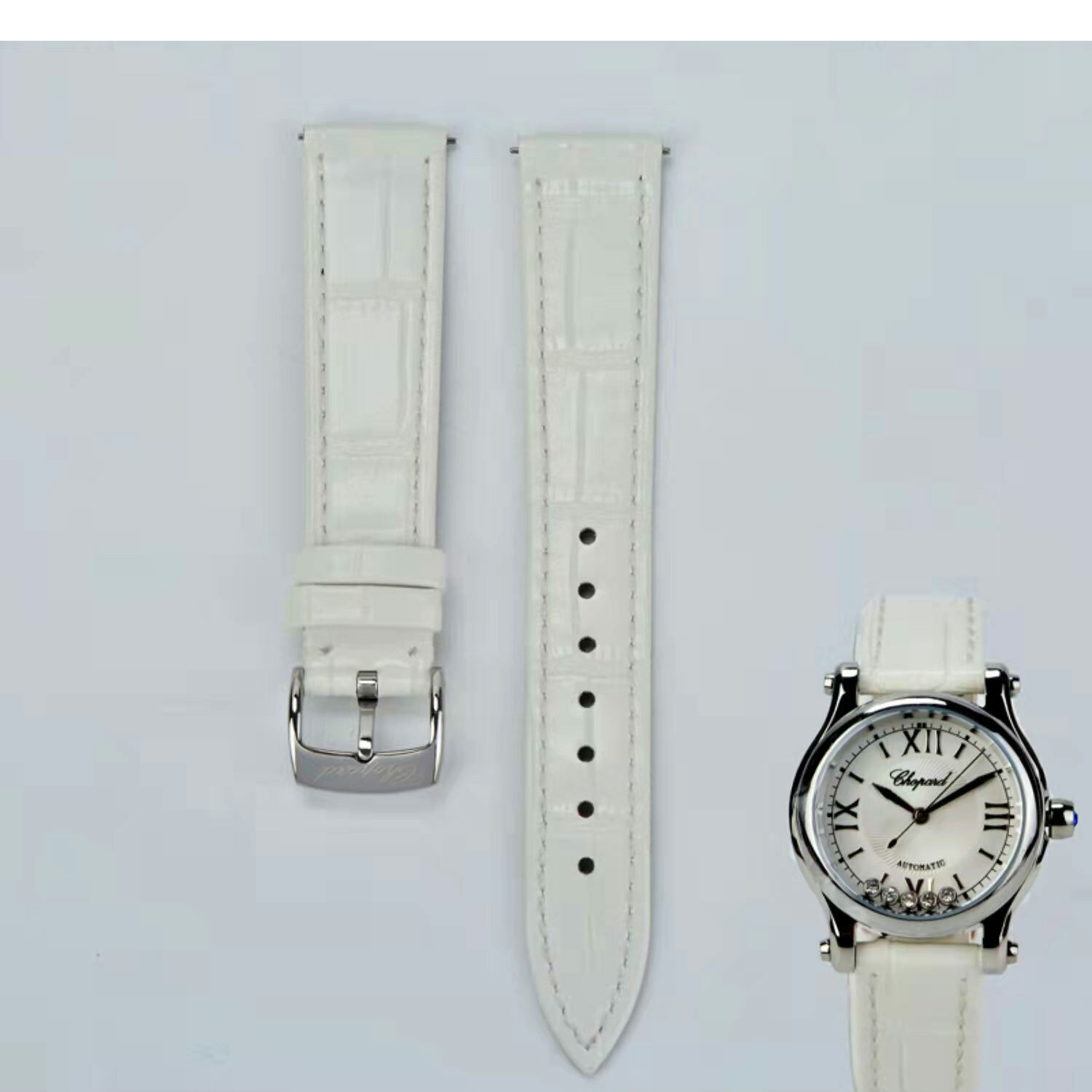 Brand new leather strap 15/18mm suitable for Chopin watch needle buckle luxury-