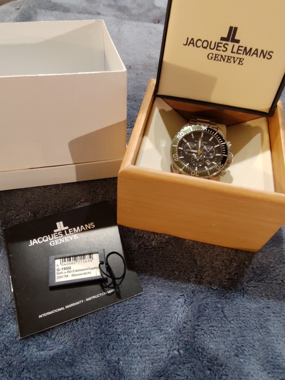 Jacques Lemans Tempora GU195 42 MM 200 Meter diver