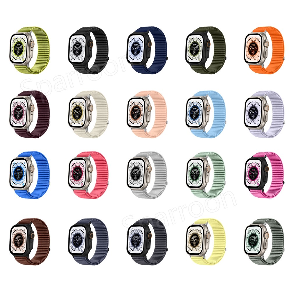 Nylon Sport Loop Band Strap for Apple Watch 11 10 9 8 7 6 SE 40/42/44/45/46/49mm