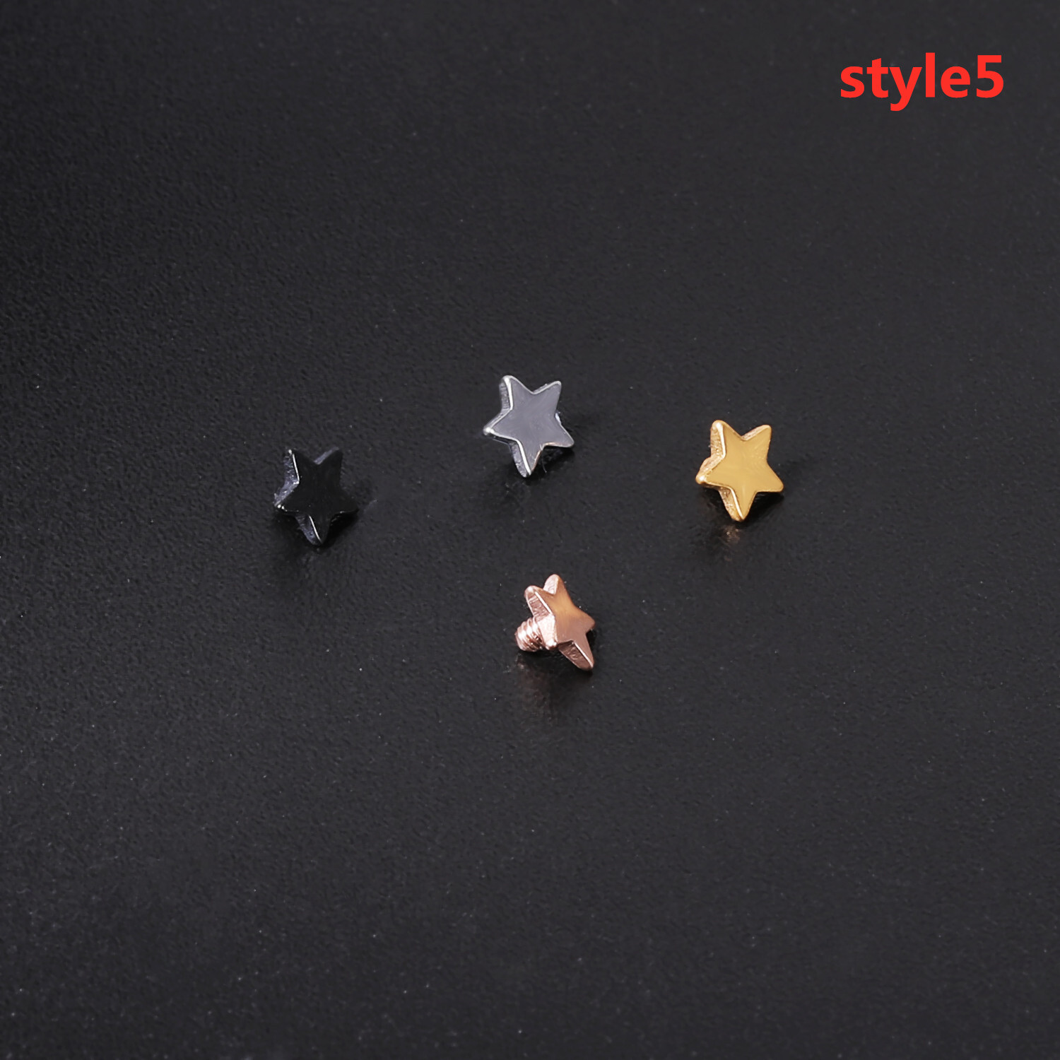 16G Micro Dermal Piercing CZ Dermal Anchor Stainless Steel Skin Diver Piercing