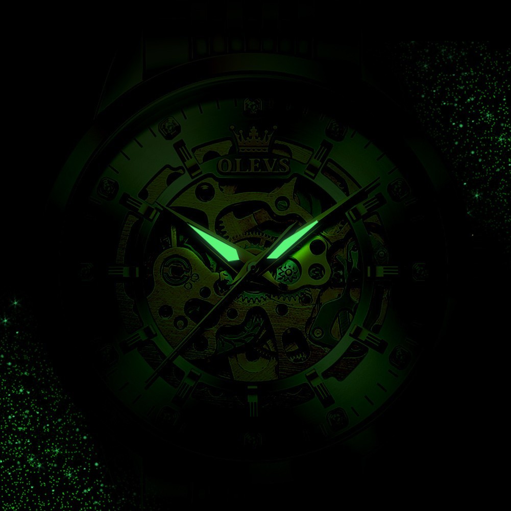 OLEVS 9920 Hot Selling Multi-functiom Luminous Date Display Mechanical Watch