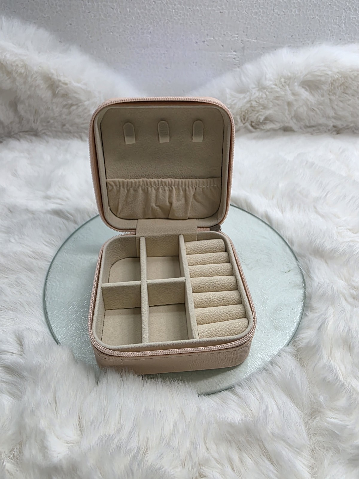 Mini Jewelry Travel Case,Small Jewelry Box,Traveling Jewelry Organizer,Portable