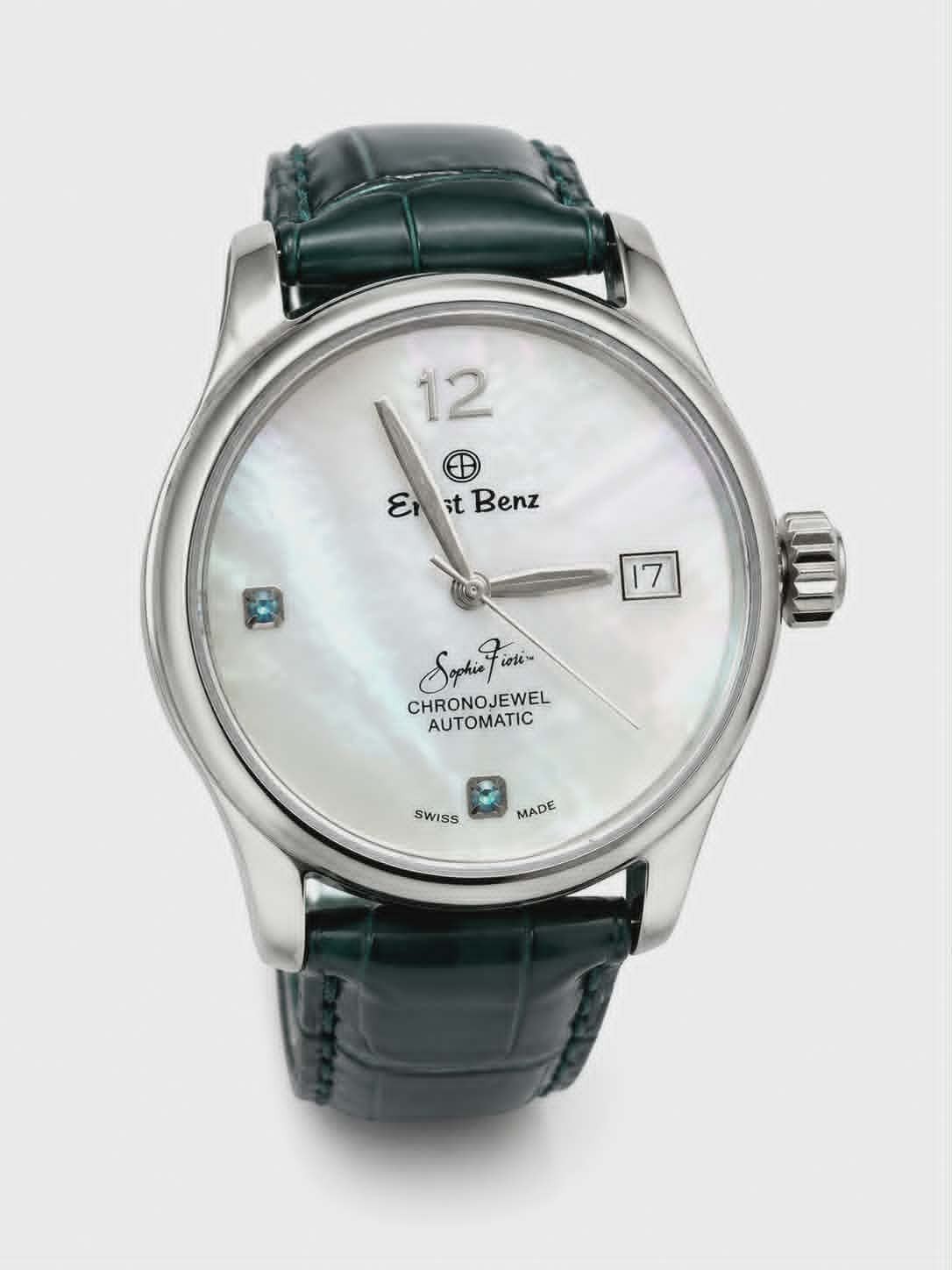 Ernst Benz Sophia Fiori ChronoJewel Automatic Limited Edition MOP Diamond Dial