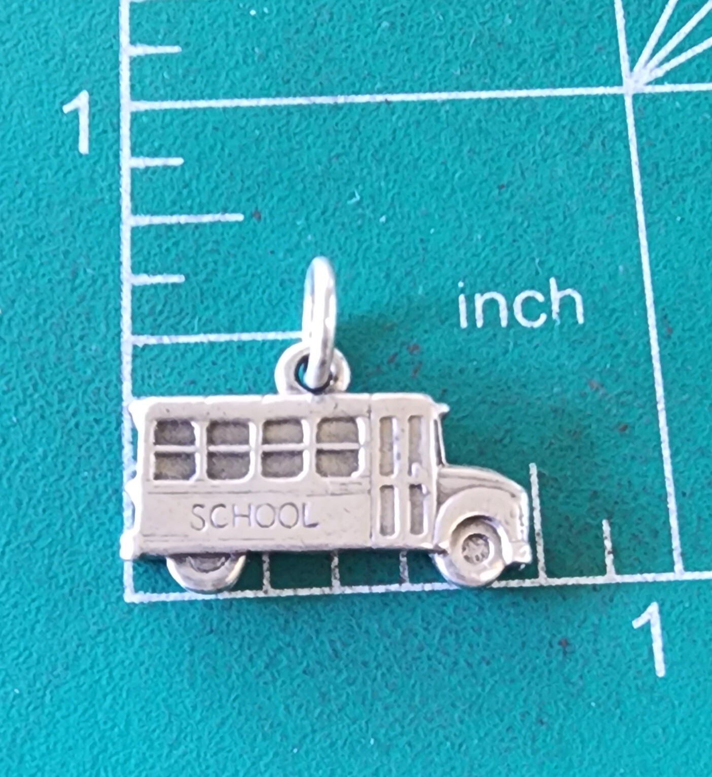 Retired James Avery Rare School Bus Pendant or Charm Neat Piece!