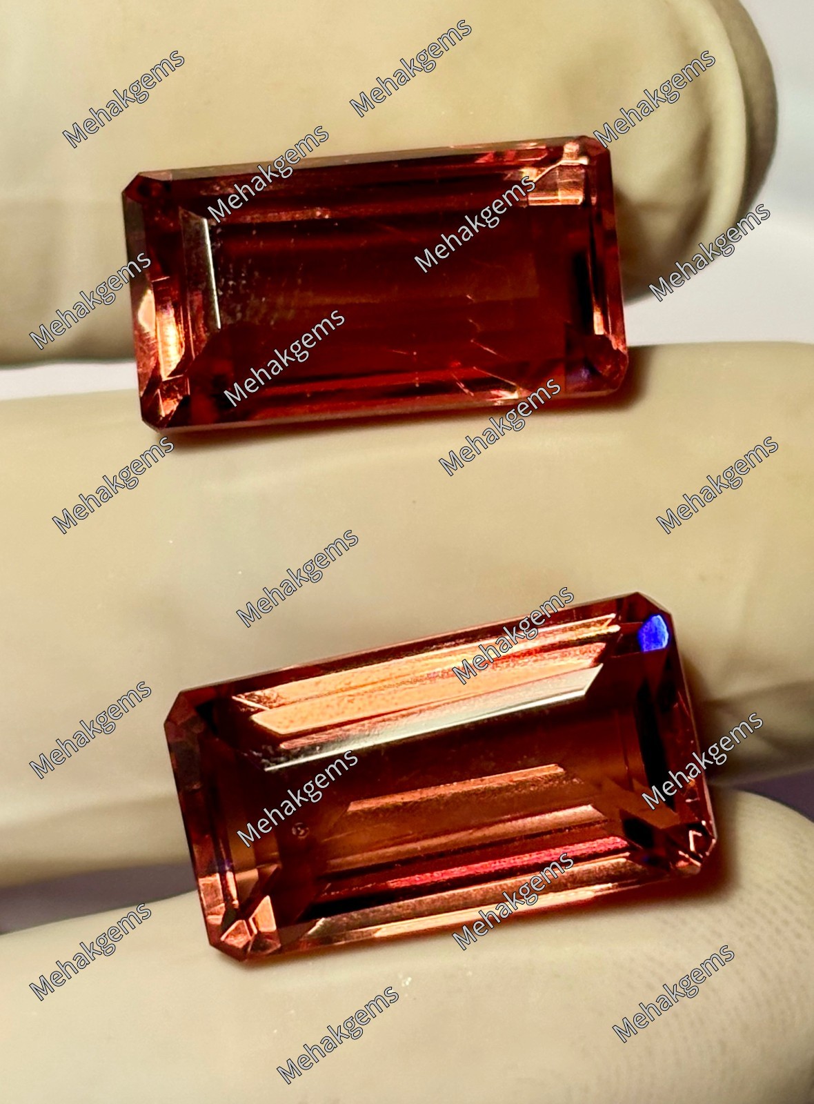 Color Changing Zultanite Gemstone Pair, Emerald Cut 15 Carat Loose Stone Earring