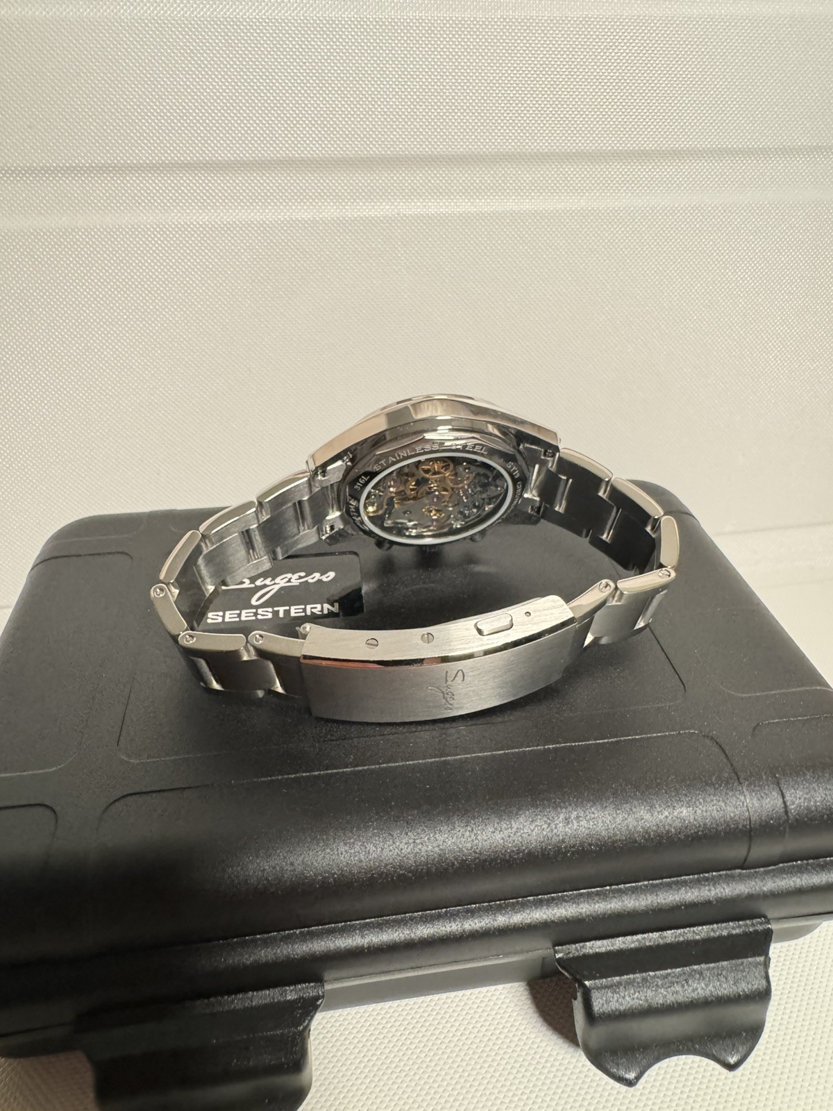 Sugess S465.SR.S SWAN NECK Sapphire Chrono Mechanical Watch SEAGULL 1963