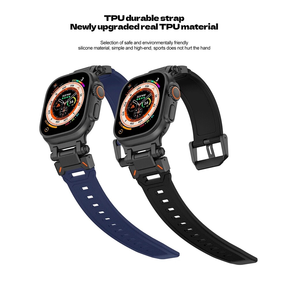 44/45/49mm Band For Apple Watch Ultra 3 2 4 56789 10 11 SE Silicone Sports Strap