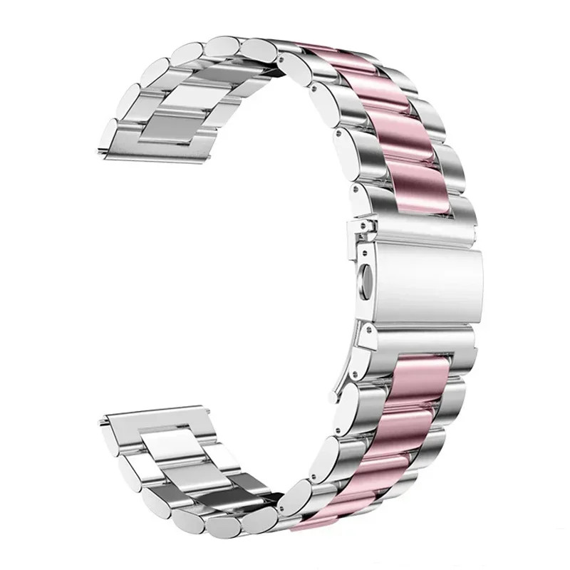 22mm Stainless Steel Watch Band Classic Link Strap For Movado Bold 3600261