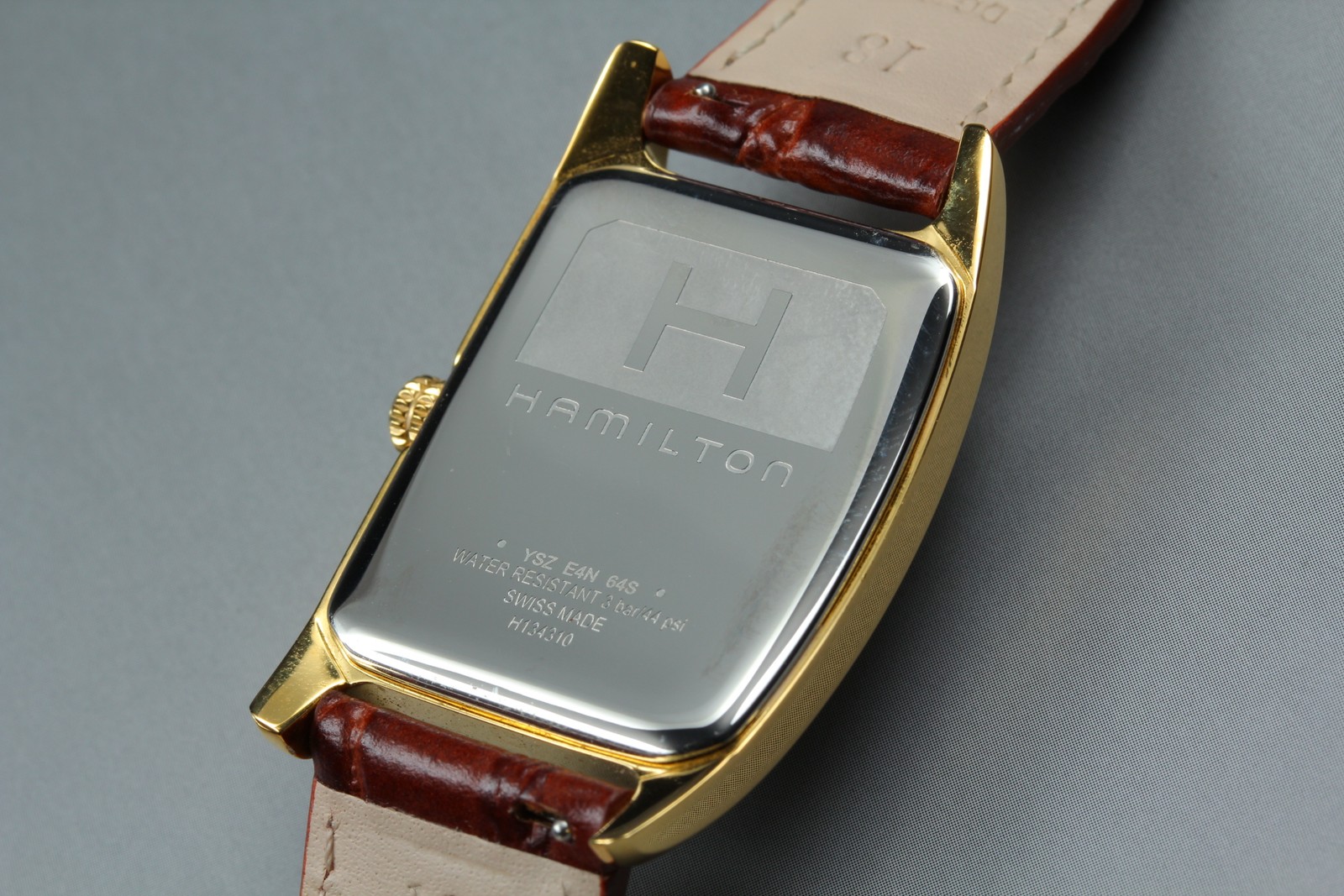 HAMILTON Boulton H134310 27mm Gold Small Second Qz Men’s Watch [Near MINT w/Box]