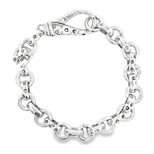 John Hardy Sterling Silver Estate Contemporary Bracelet