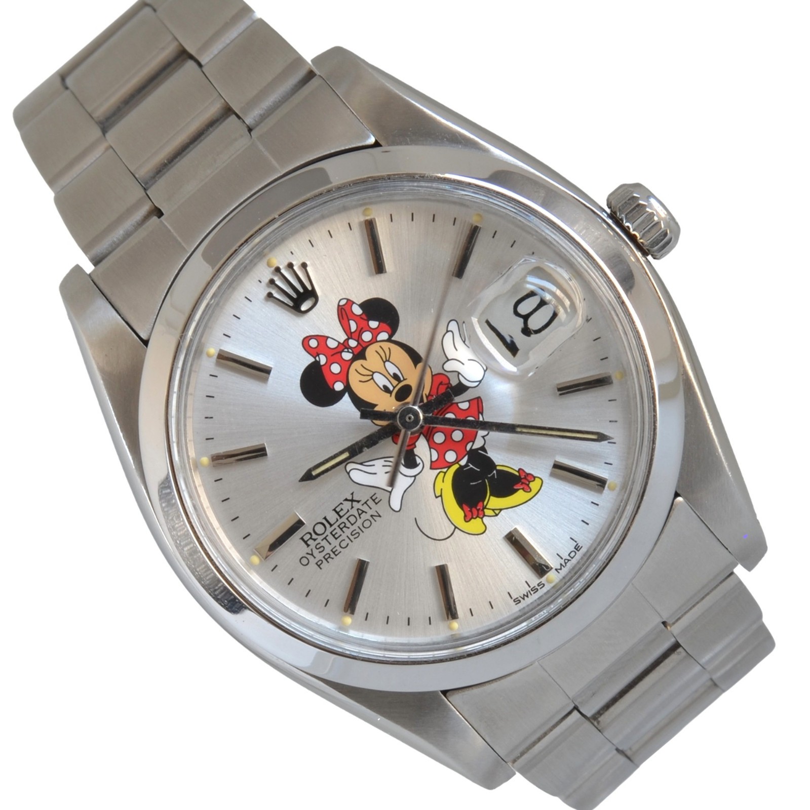ROLEX Oysterdate 6694 Minnie print dial 1981