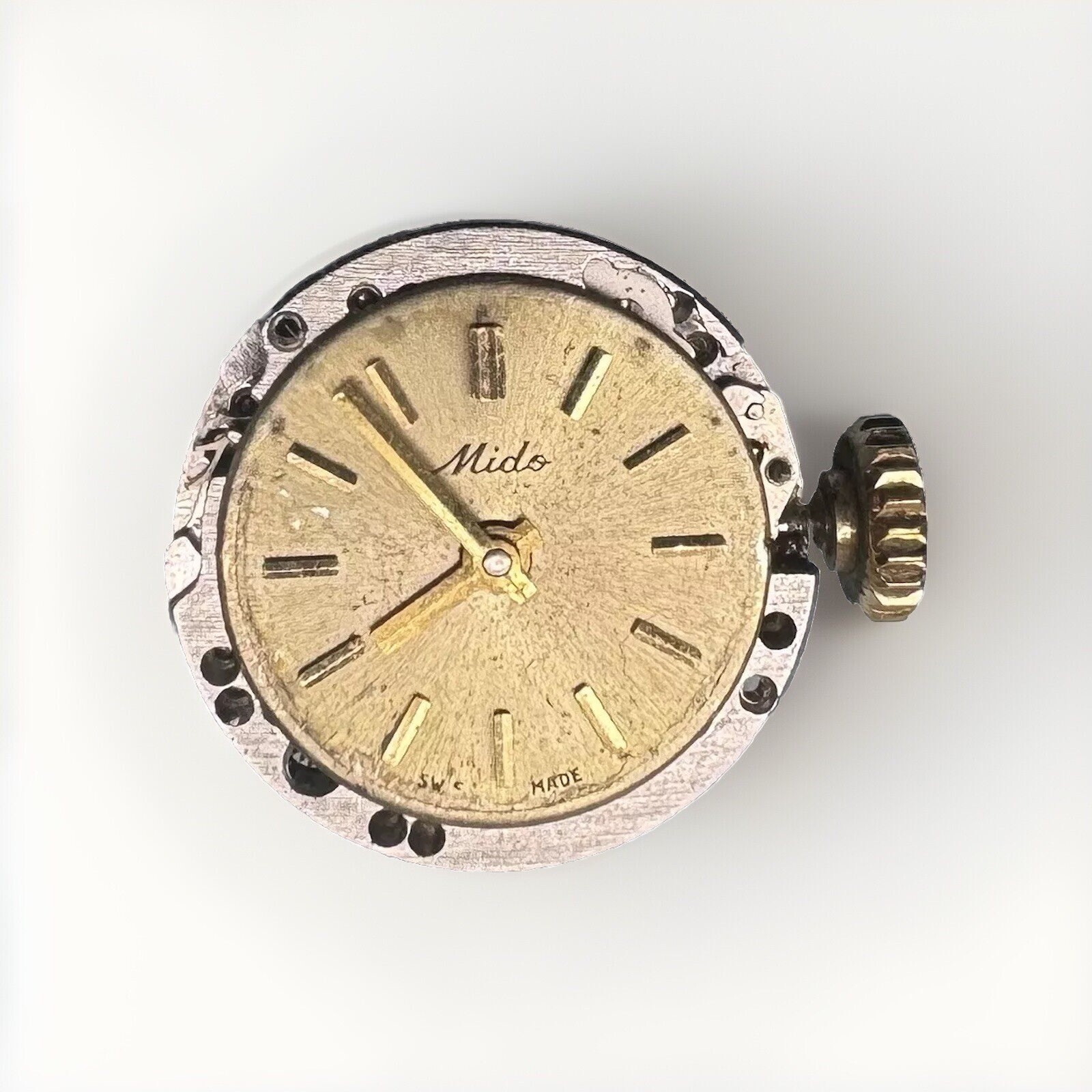 Mido Watch Automatic Movement 13.7 mm Good Balance 17J Ladies Repair Parts (372)