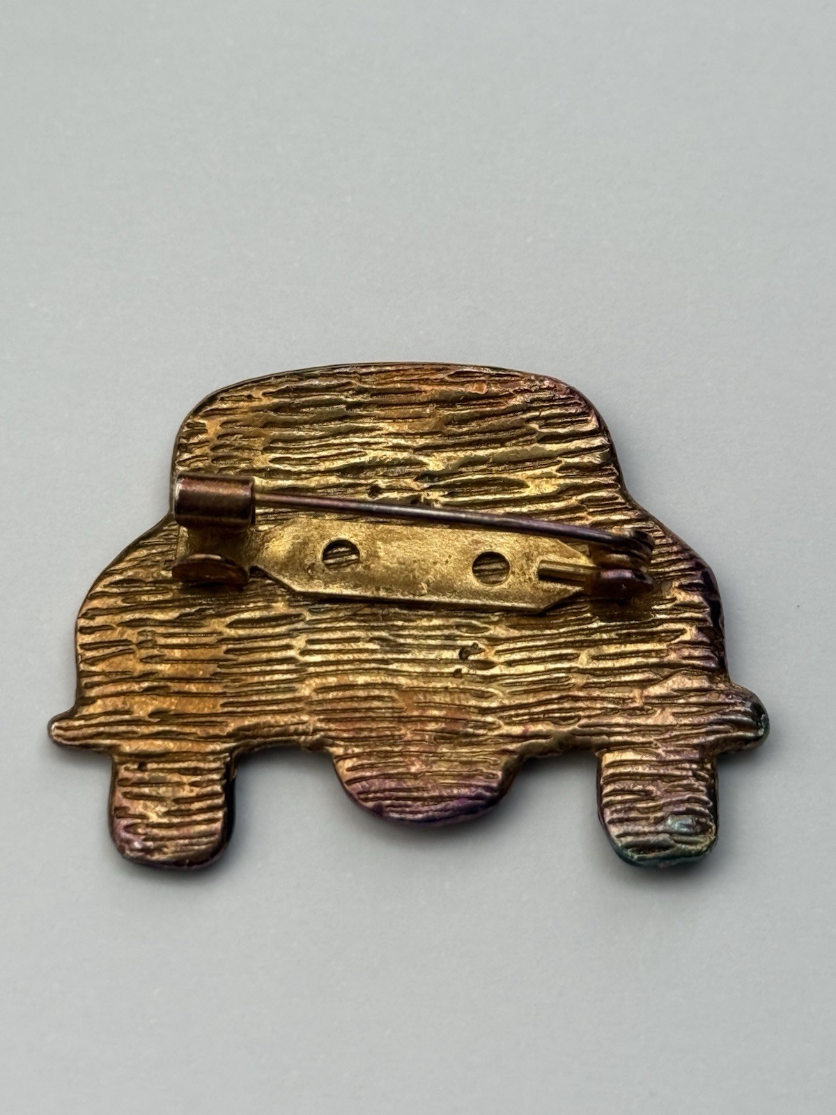Edouard Rambaud Paris Rare Vintage Car Motif Enamel Brooch Pin Badge Art Deco