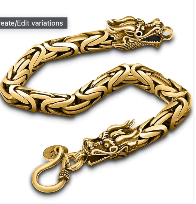 Quetzalcoatl Aztec Plumbed Serpent Bracelet, Kukulkan Mayan Feathered Serpent #9
