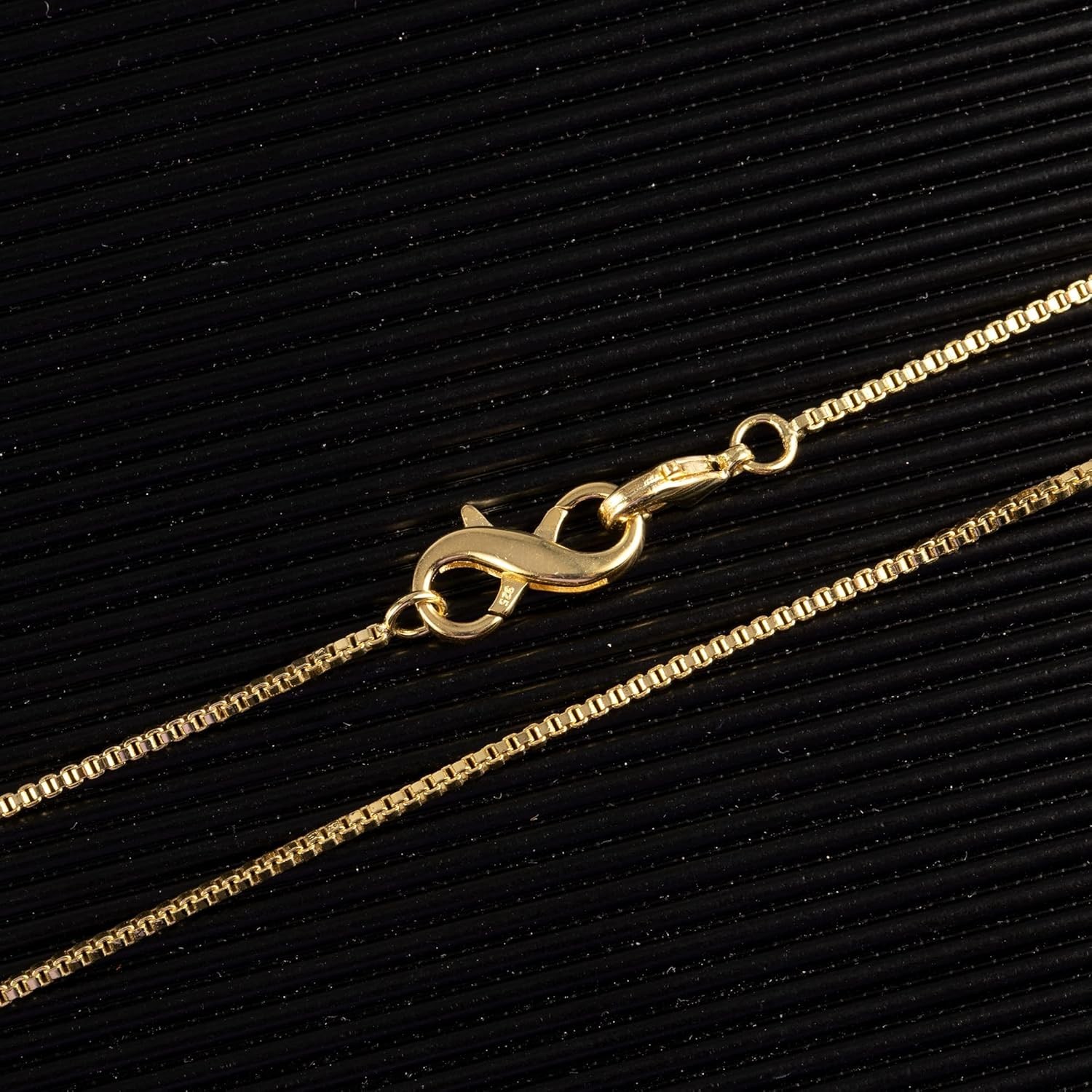 Lobster Clasp Necklace Bracelet Extender,925 Sterling Silver Plated with 14K …