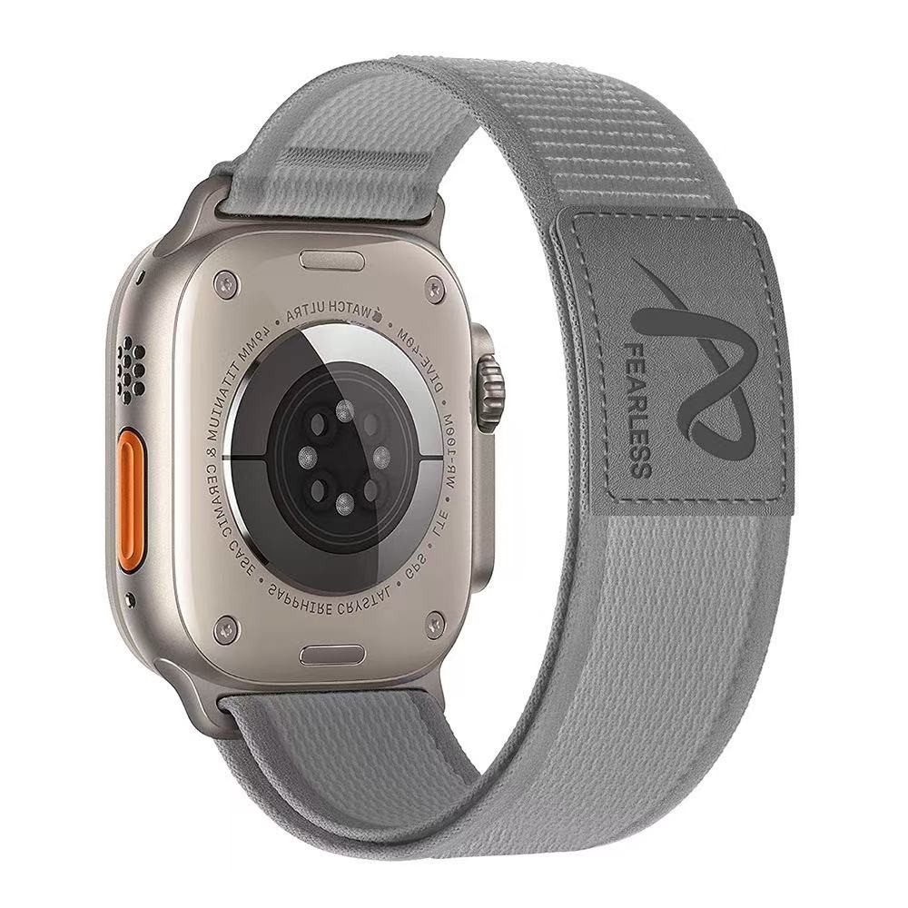 Suitable for Apple Watch S1-11/Ultra/SE – Leather Nylon Strap