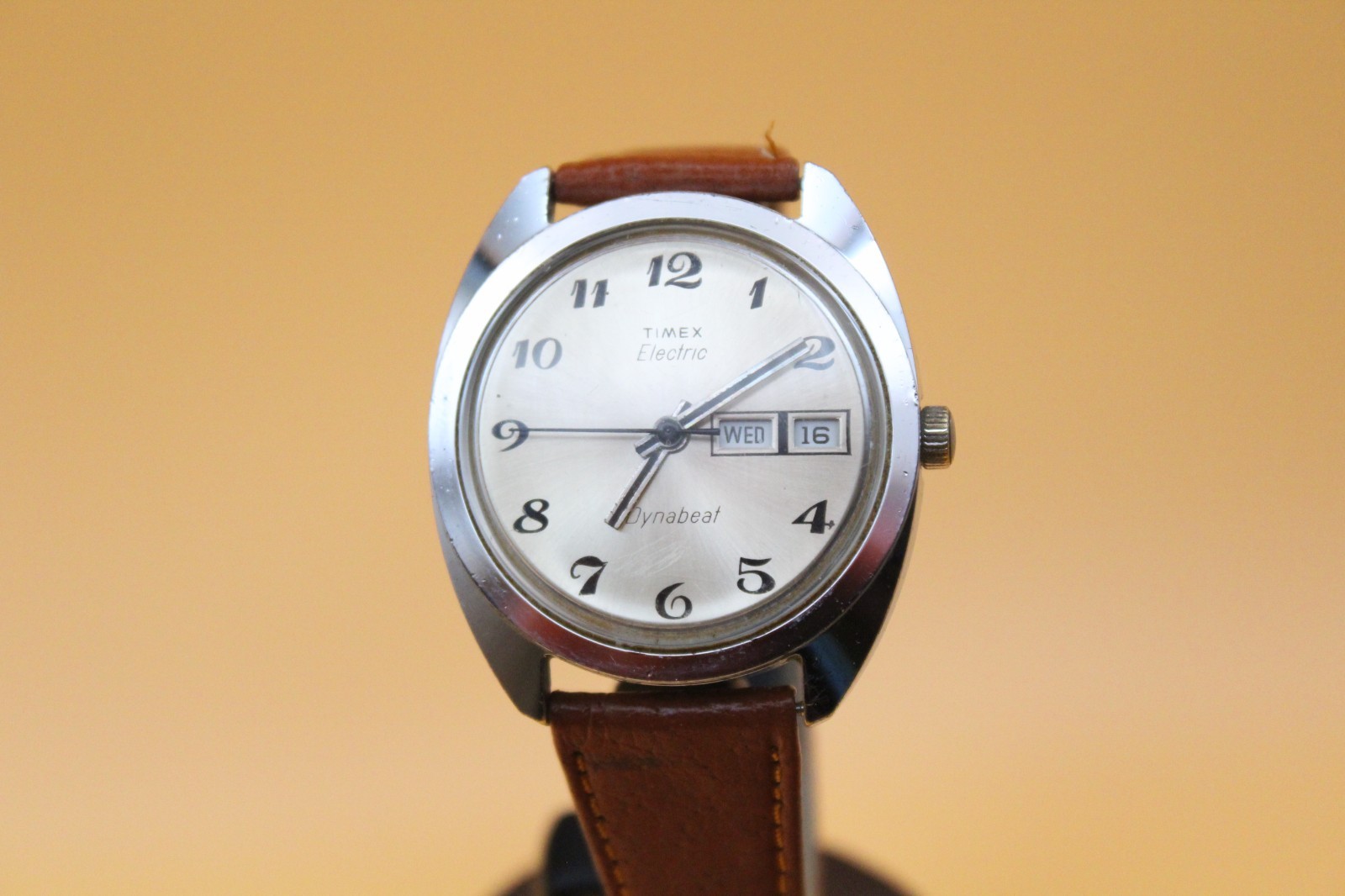 1970s Timex Electric Dynabeat Day/Date Watch Vintage Men’s Watch Very Nice Shape