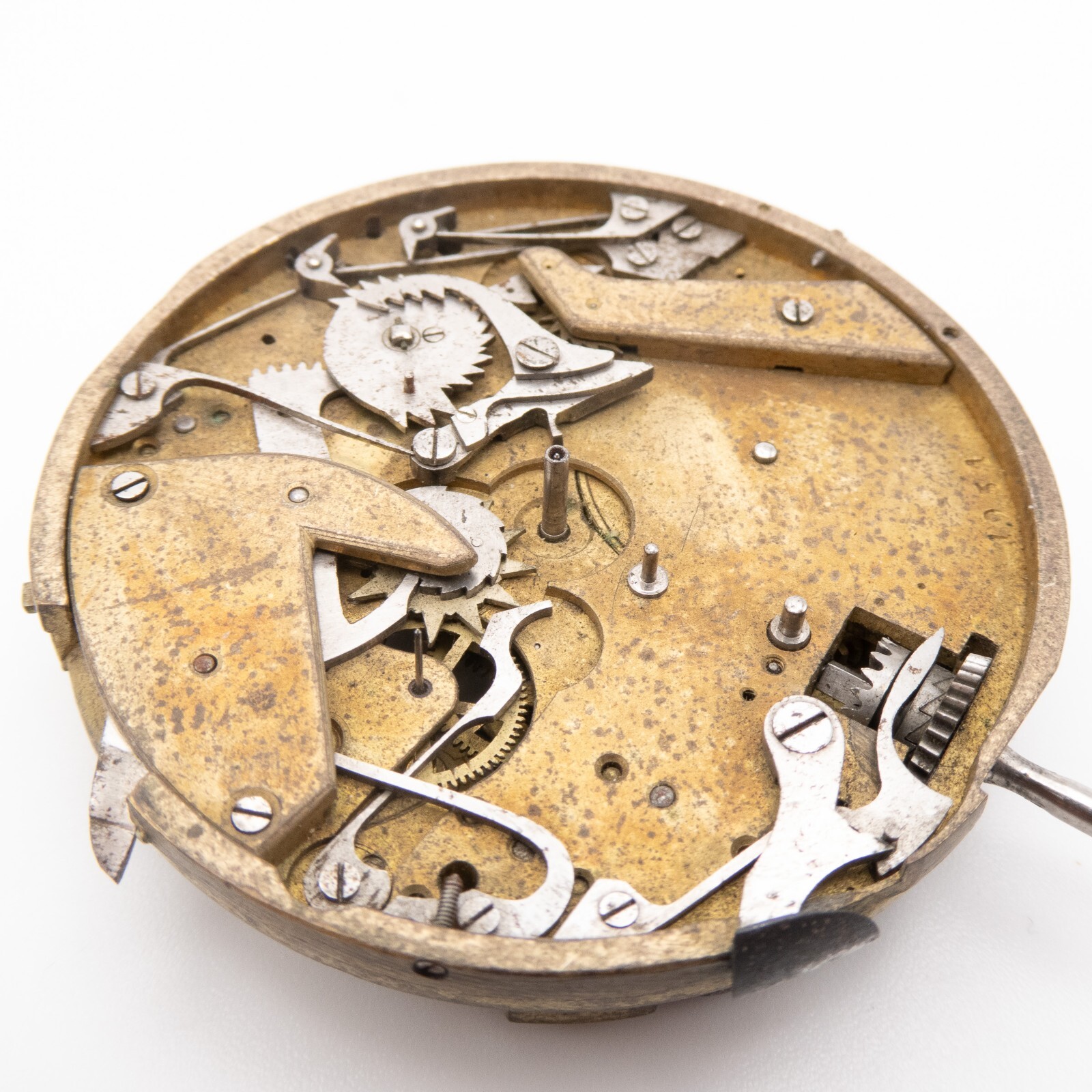 High Grade 44.4 x 12.9 mm Repeater Chronograph Antique Pocket Watch Movement