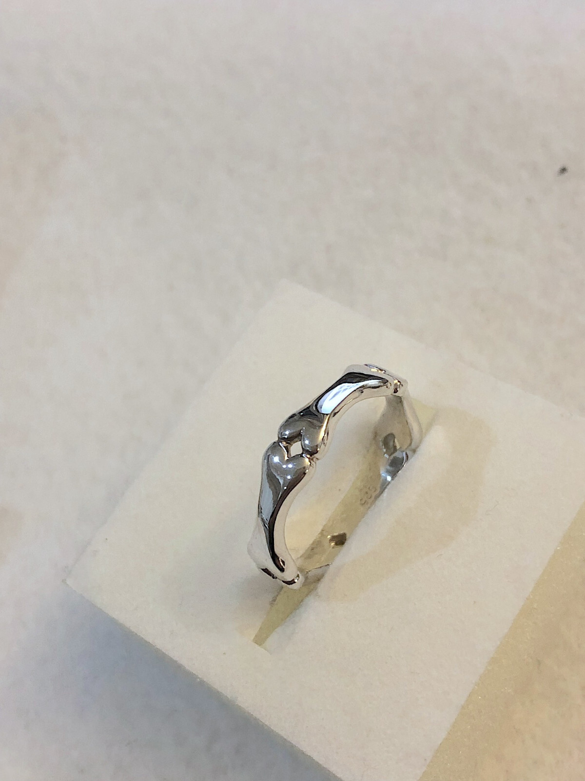 Wildthings Sterling Silver Dog Bone Ring Sizes 5-6-7-8-9