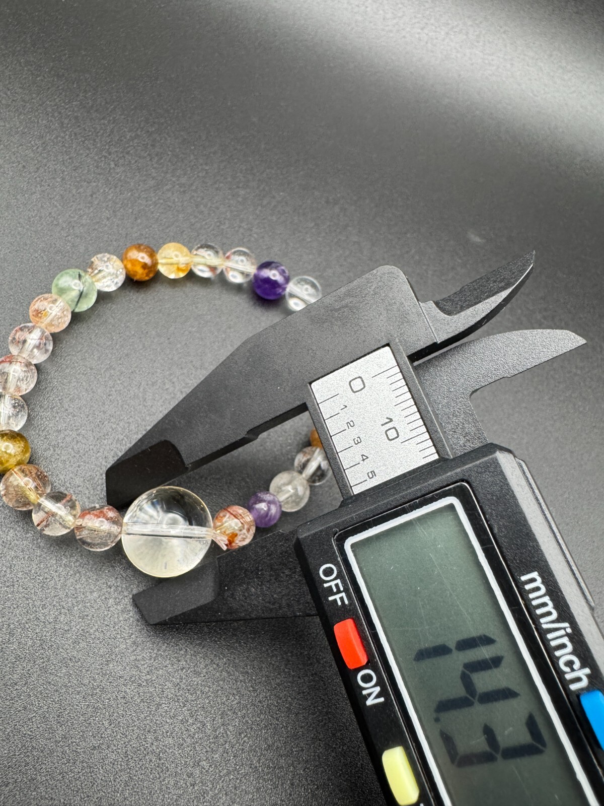 MultiGemstone Quartz Crystal Vibrant Energy and Harmony Handcrafted