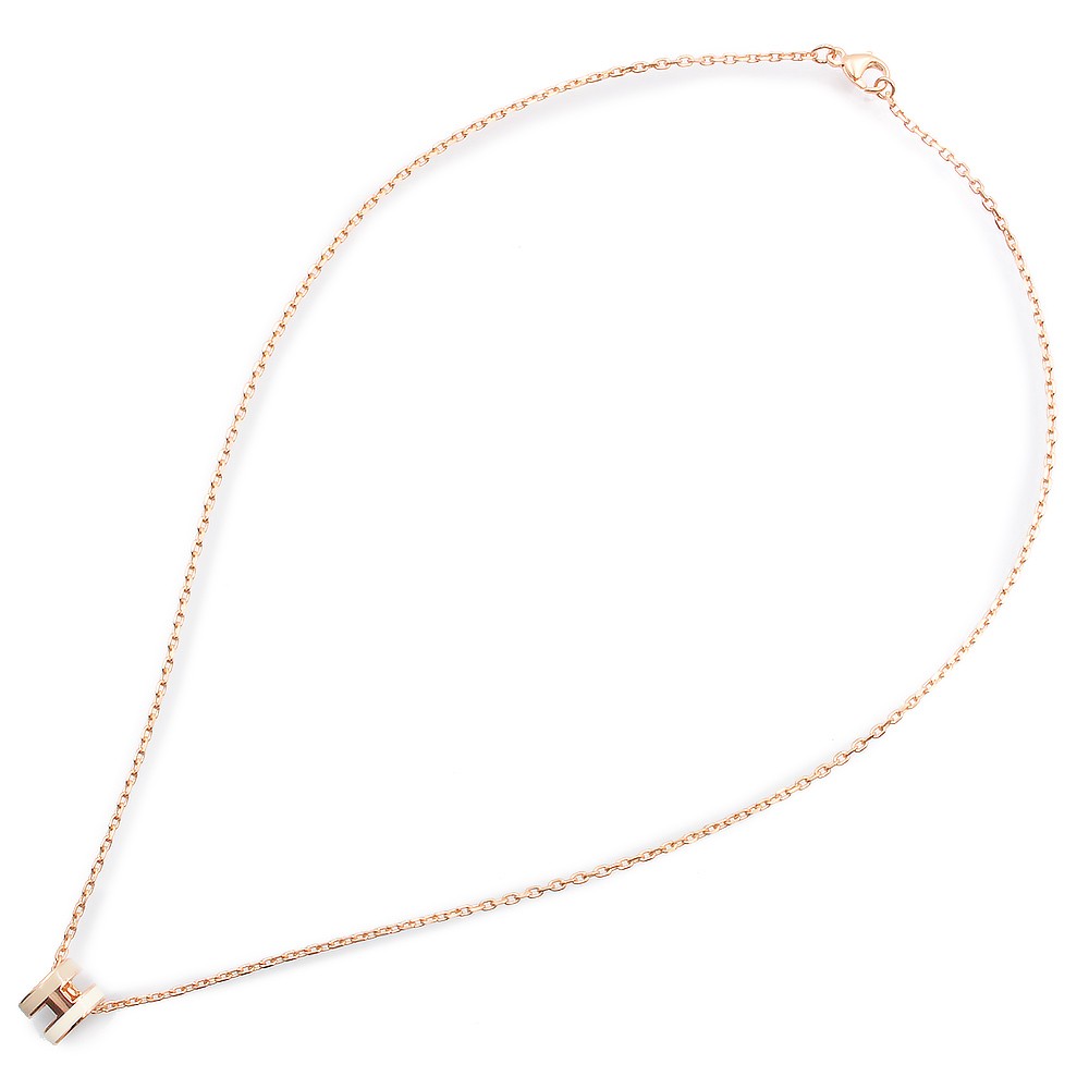 HERMES Pop H Mini Pop H Rocabar lacquered metal, Systeme Pendant / Necklace