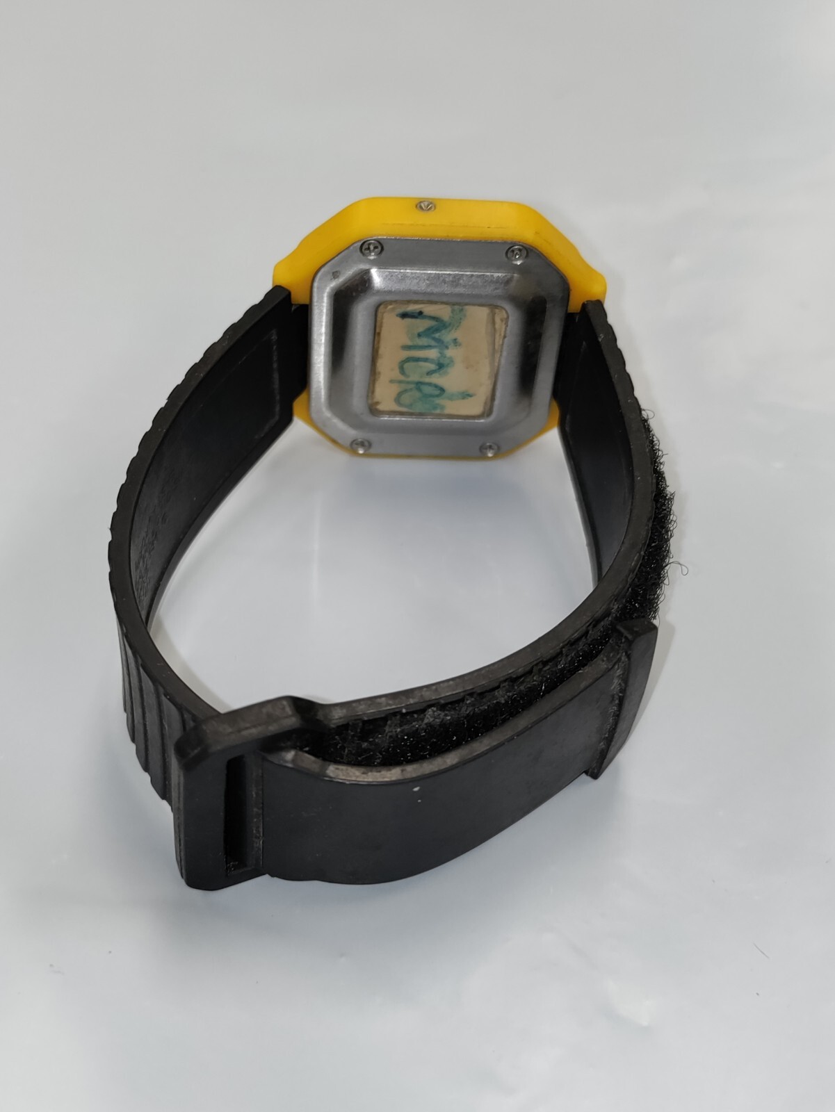 Vintage 1986 Fisher Price Time Jammers Black Yellow Red Watch Untested