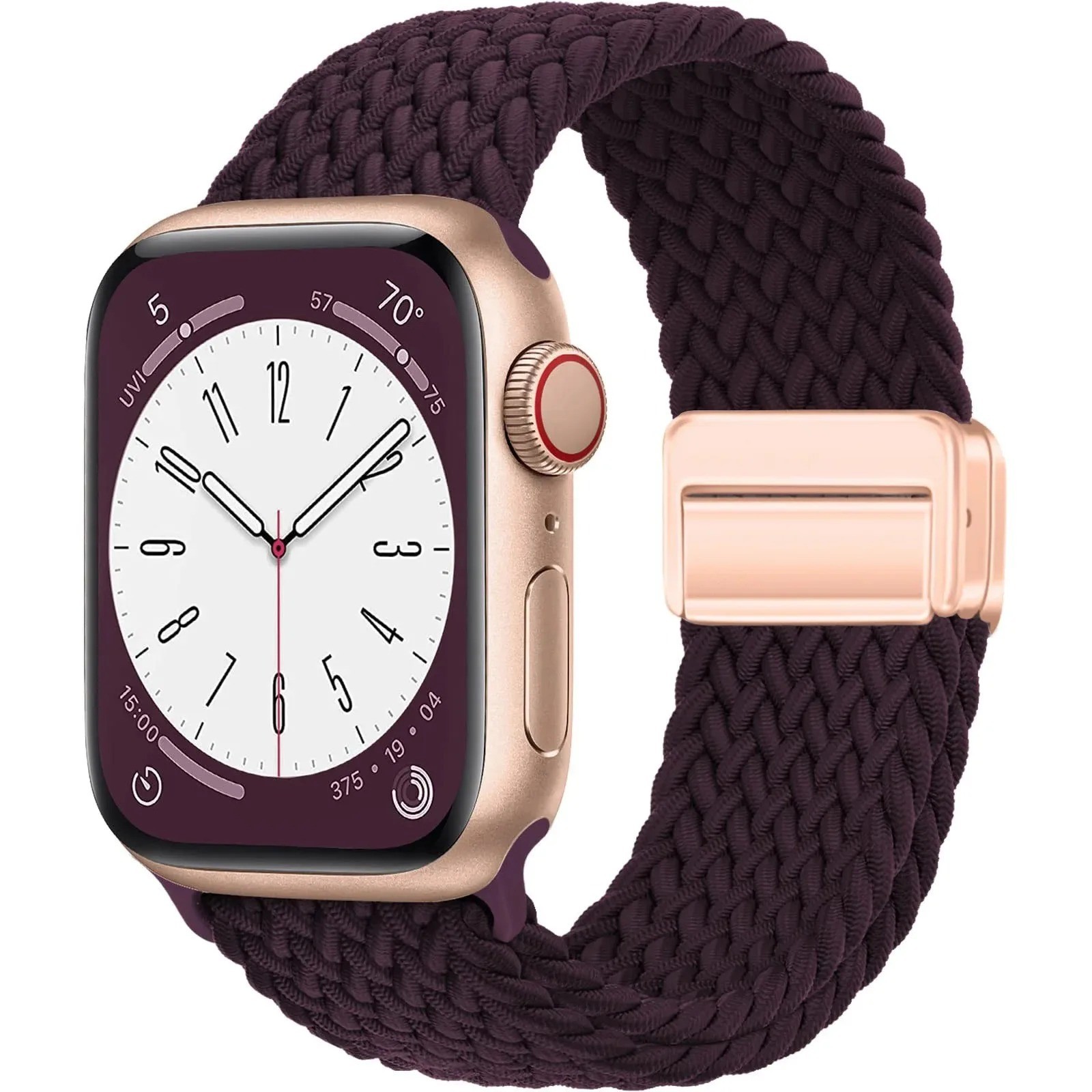 Braided Magnetic Watch Band Strap 38-49mm Bracelet Smartwatch Sport