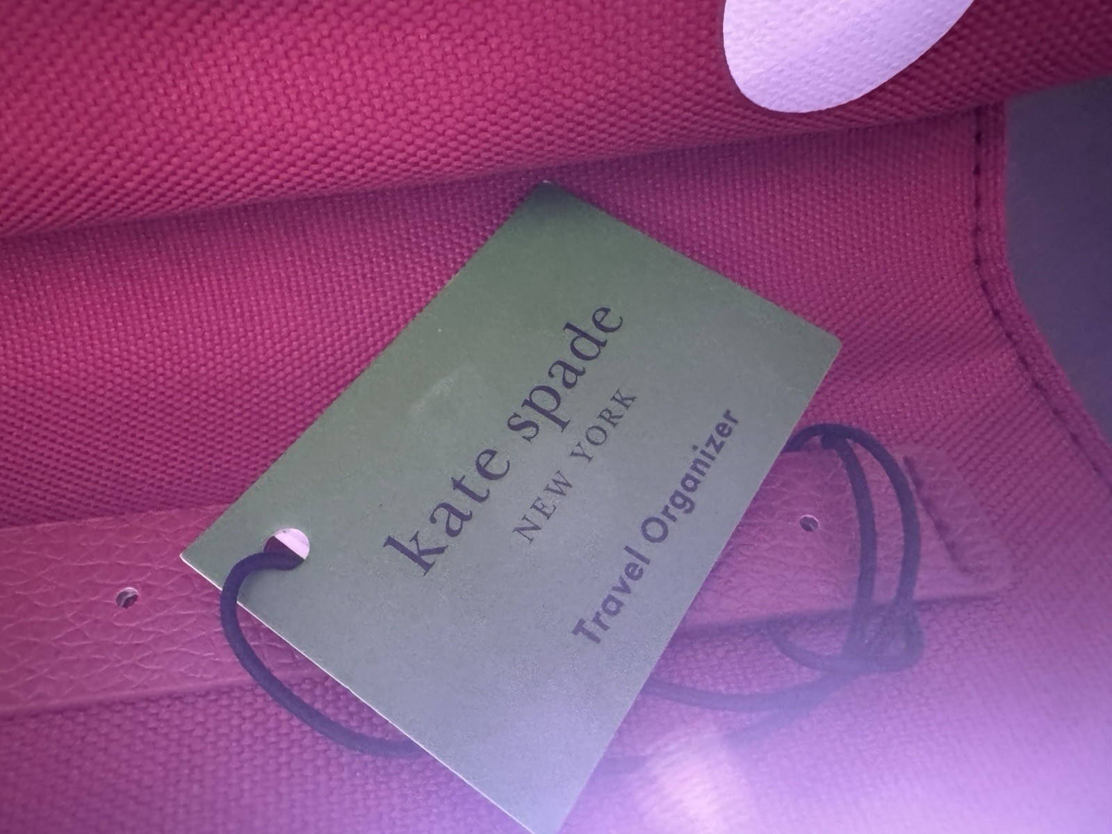 Kate Spade New York Travel Jewelry Organizer Red Polka Dot Roll Case NWT