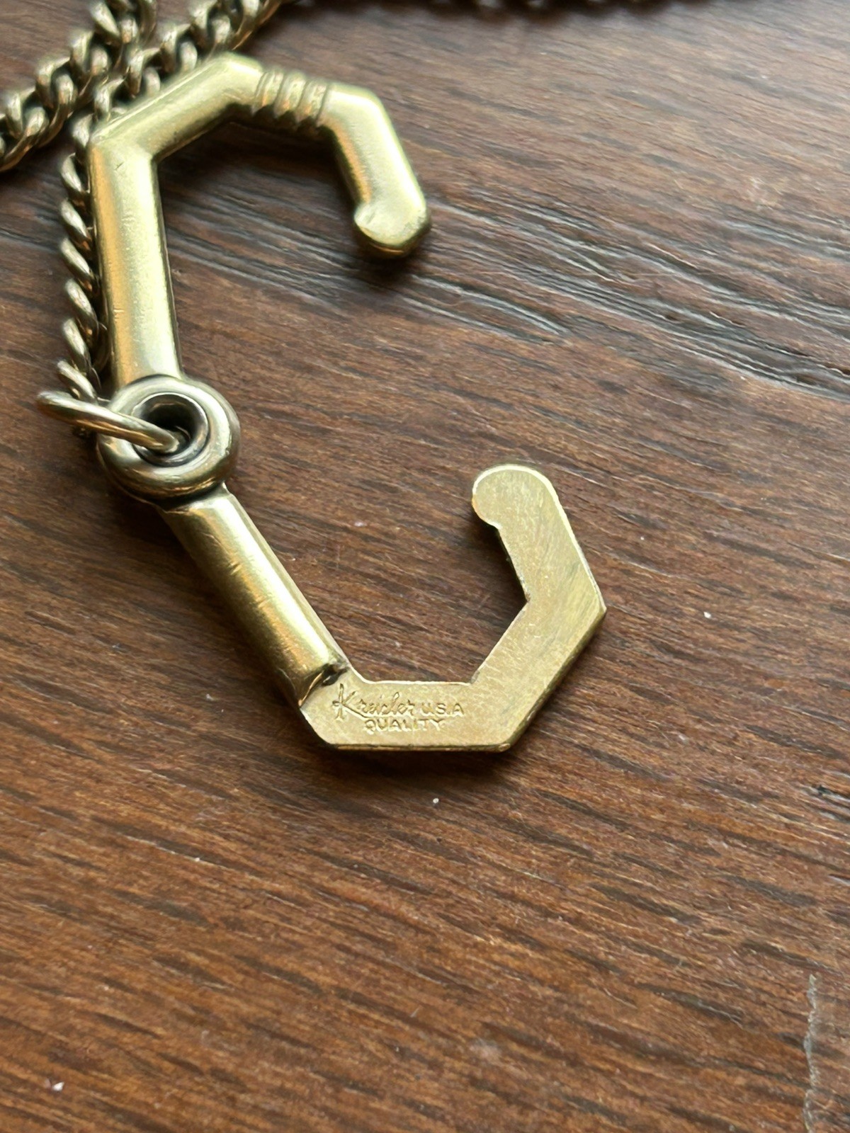 Vintage Kreisler GF Curb Watch Chain Necklace
