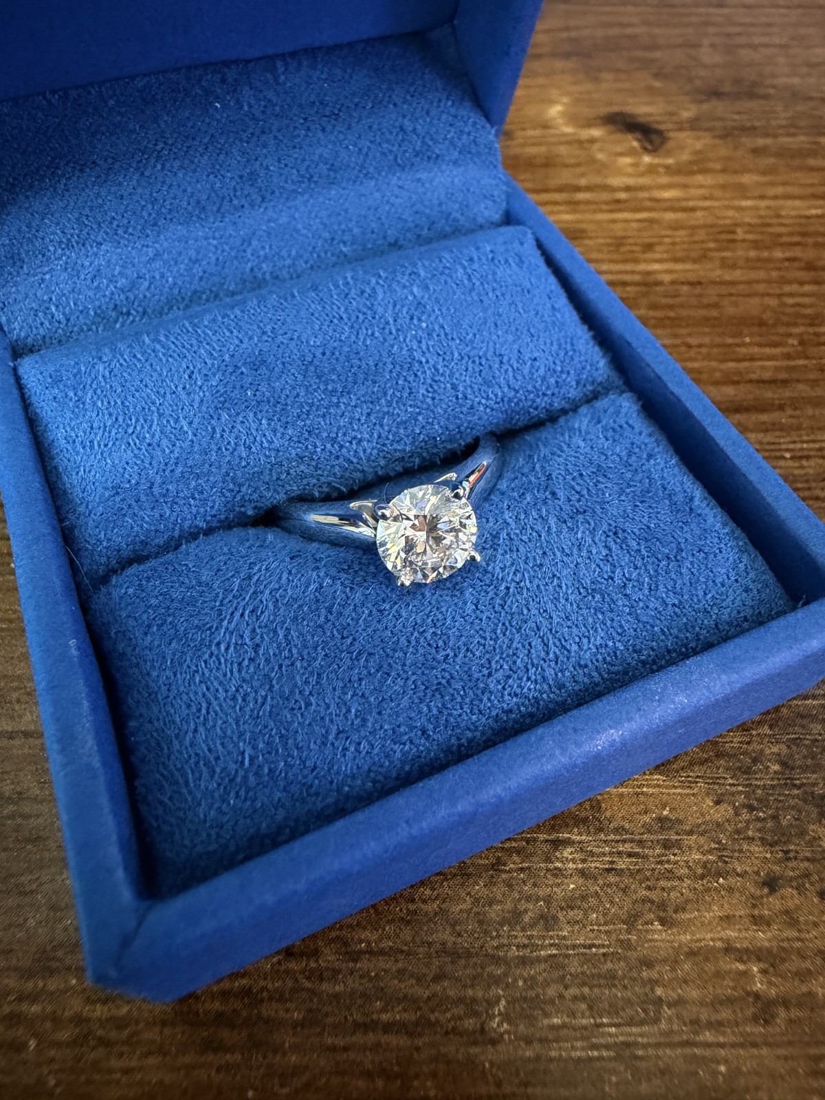 Clean Origin 1.06 CT Lab Created Diamond Engagement Ring 14K White Gold Size 5