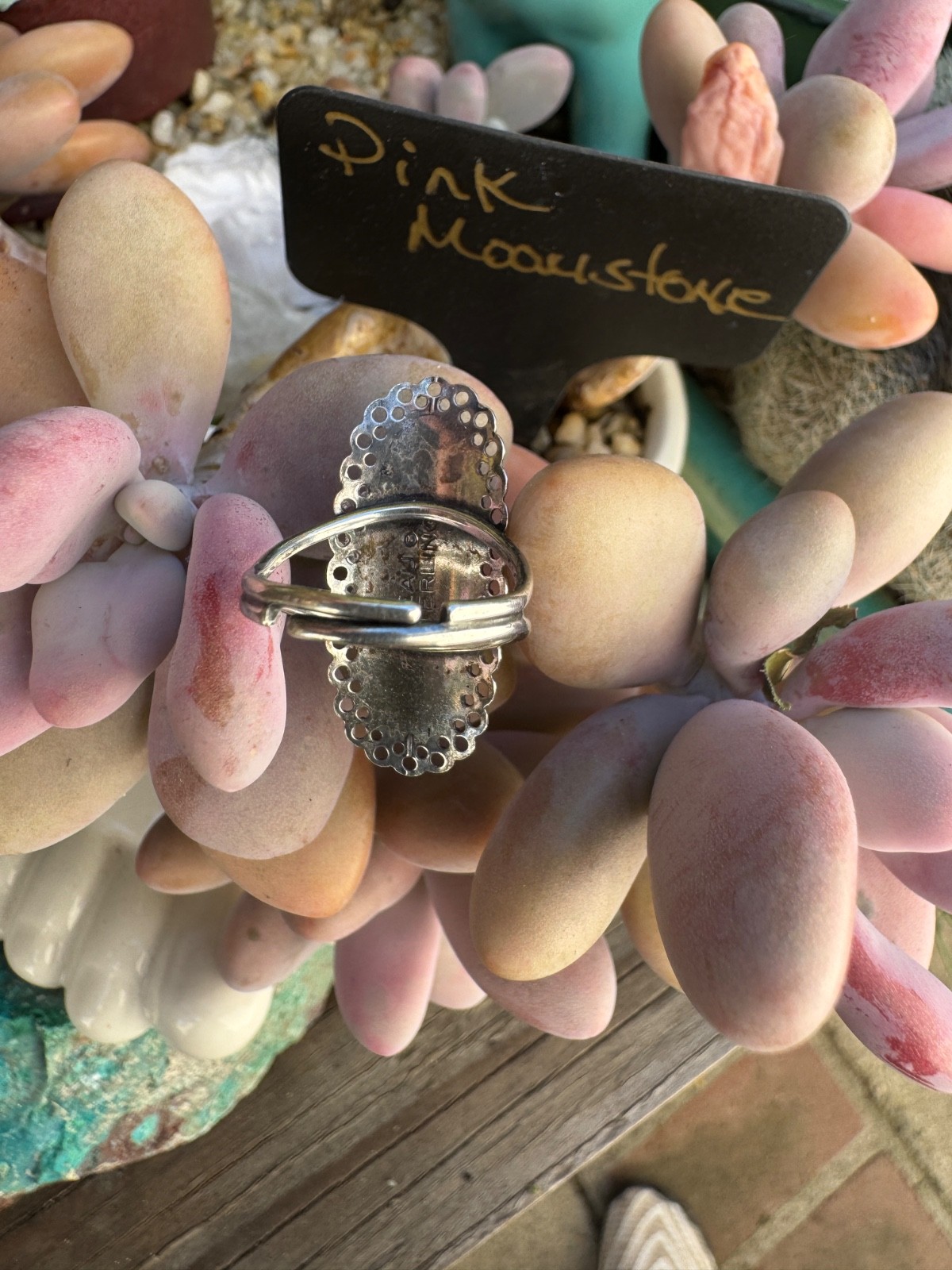 Sterling Silver Filigree Ring Signed by Artist