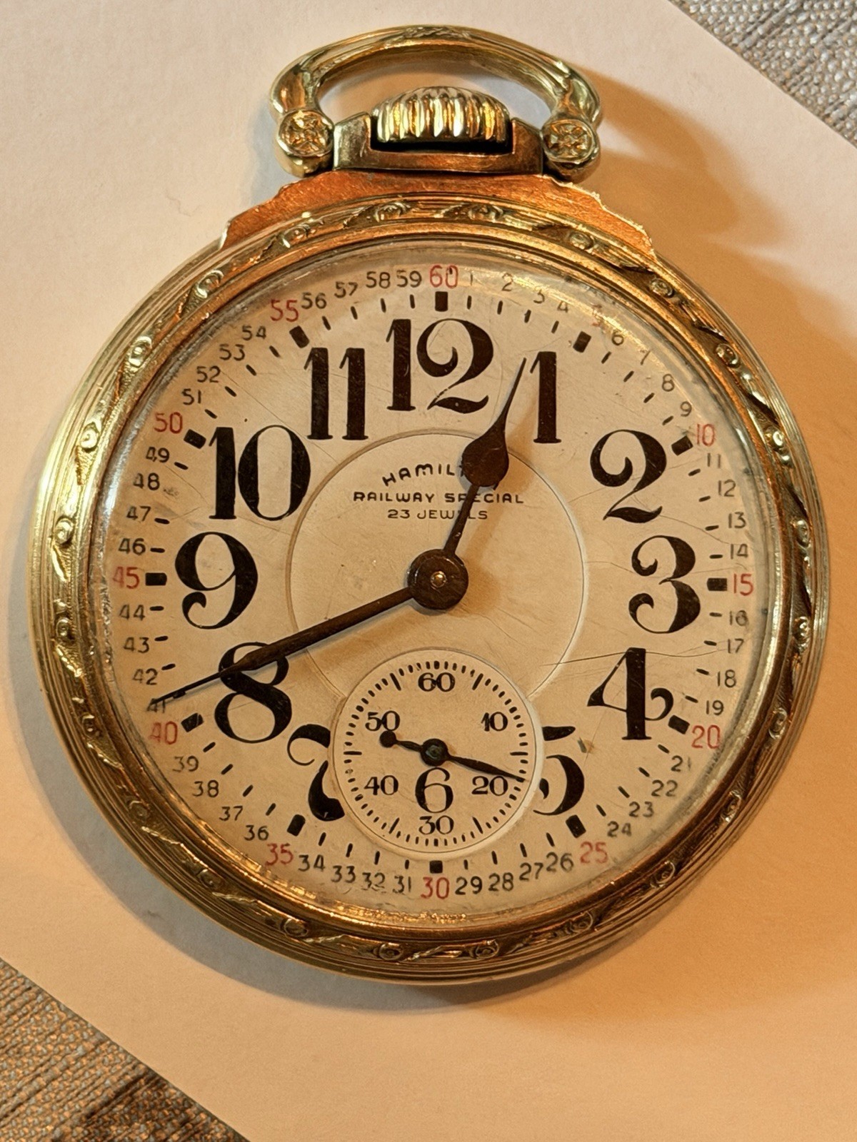 1940’s 950 23 Jewel 10K Hamilton Railway Special In Perfect Condition!