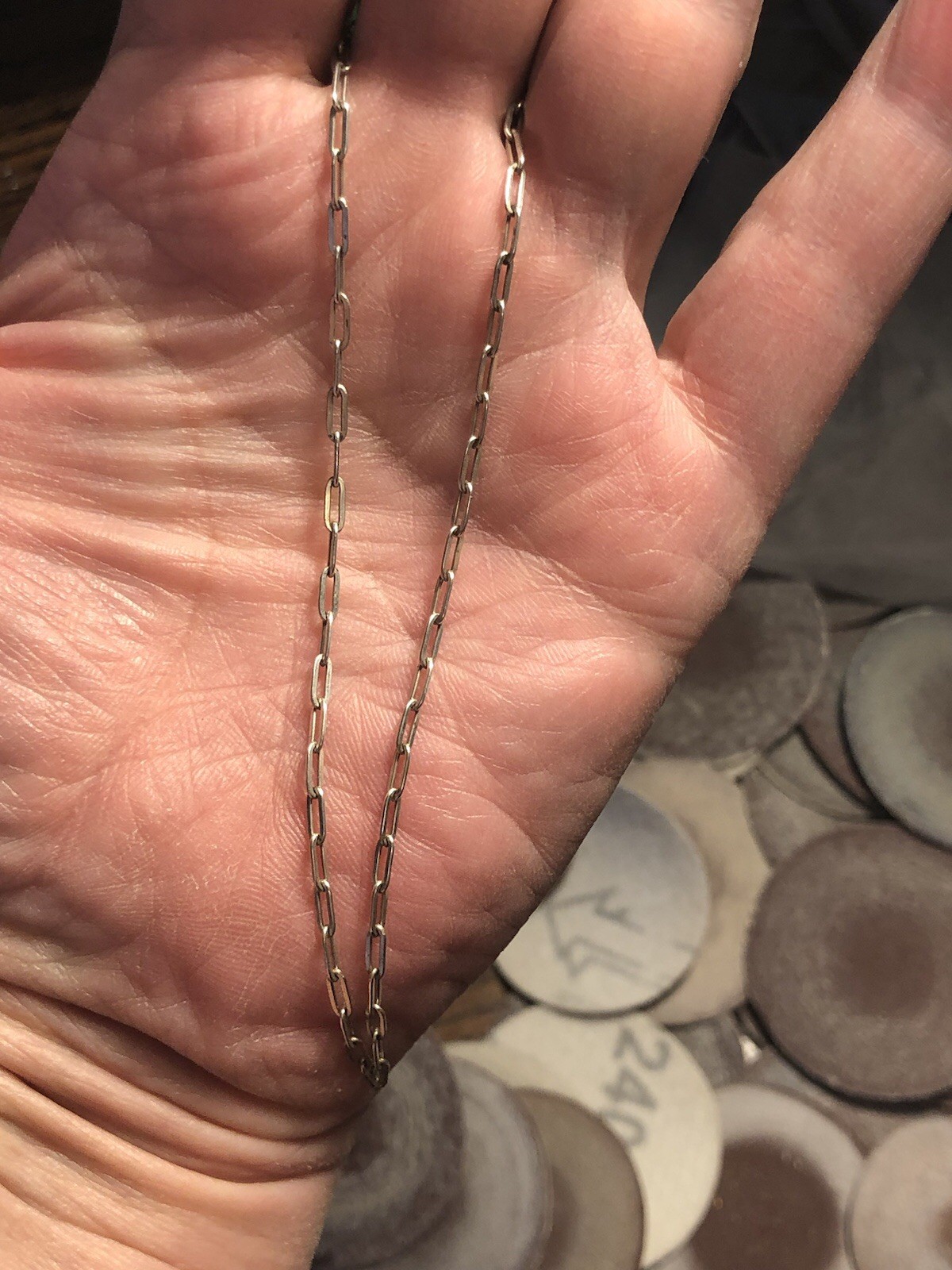.925 Sterling Silver VTG Baby Necklace With Lobster Clasp – Marked Italy