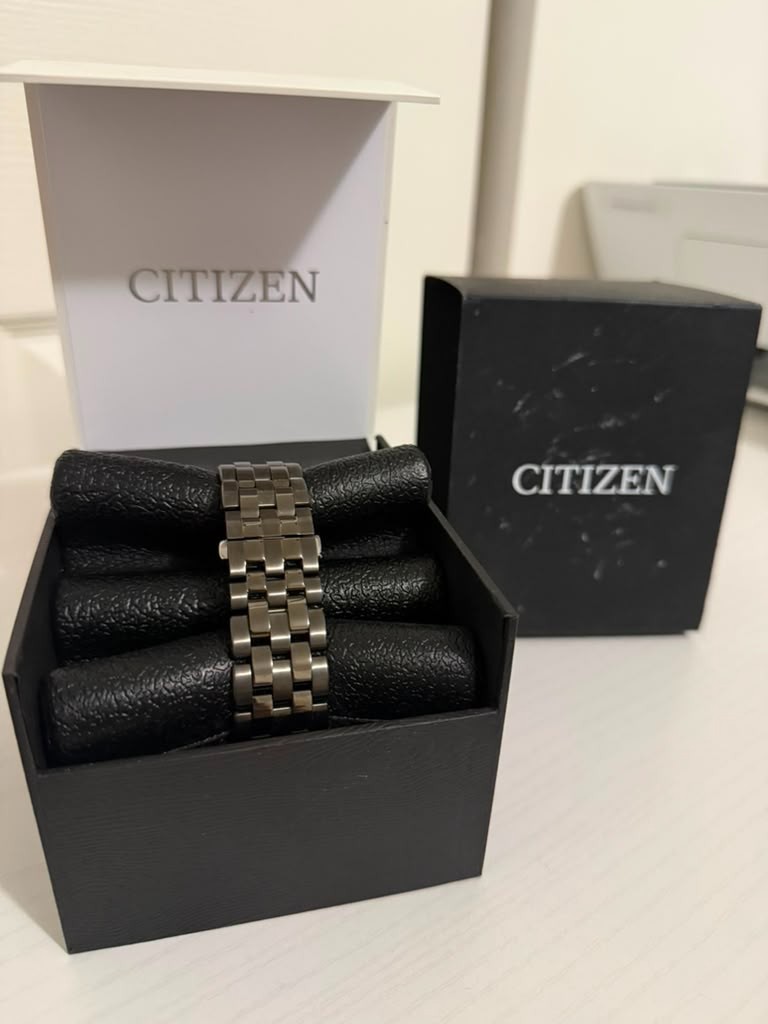 Citizen Eco-Drive Calendrier Moonphase BU0057-54E Black 44mm Box Extra Links