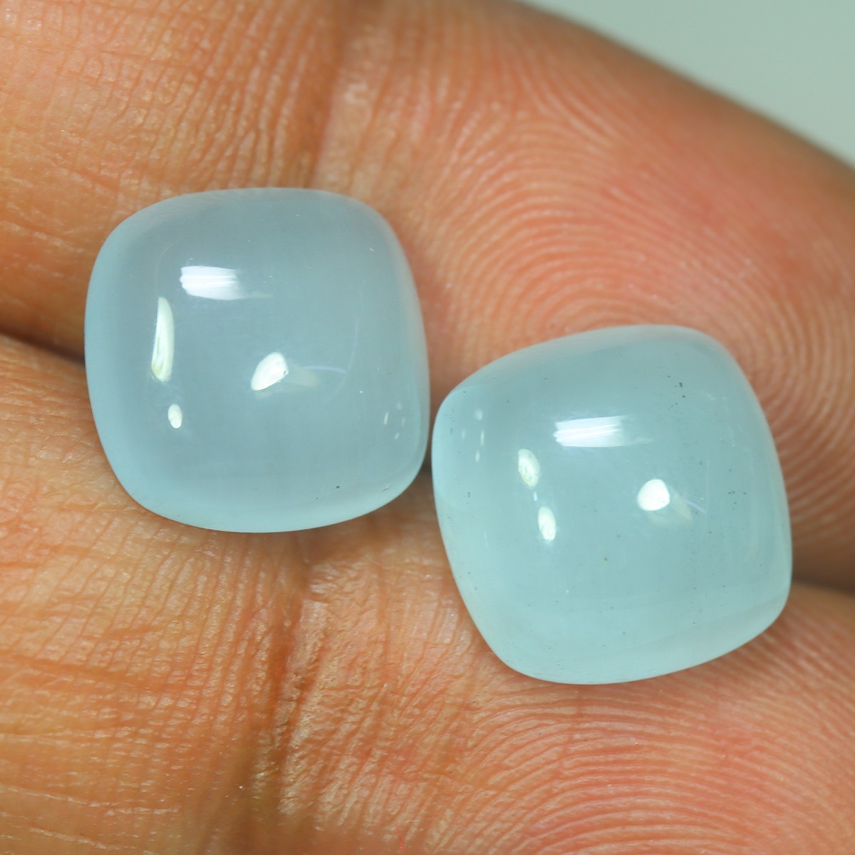 7.16 Cts_Losoe Gemstone_100 % Natural Unheated Blue Aquamarine_Cushion