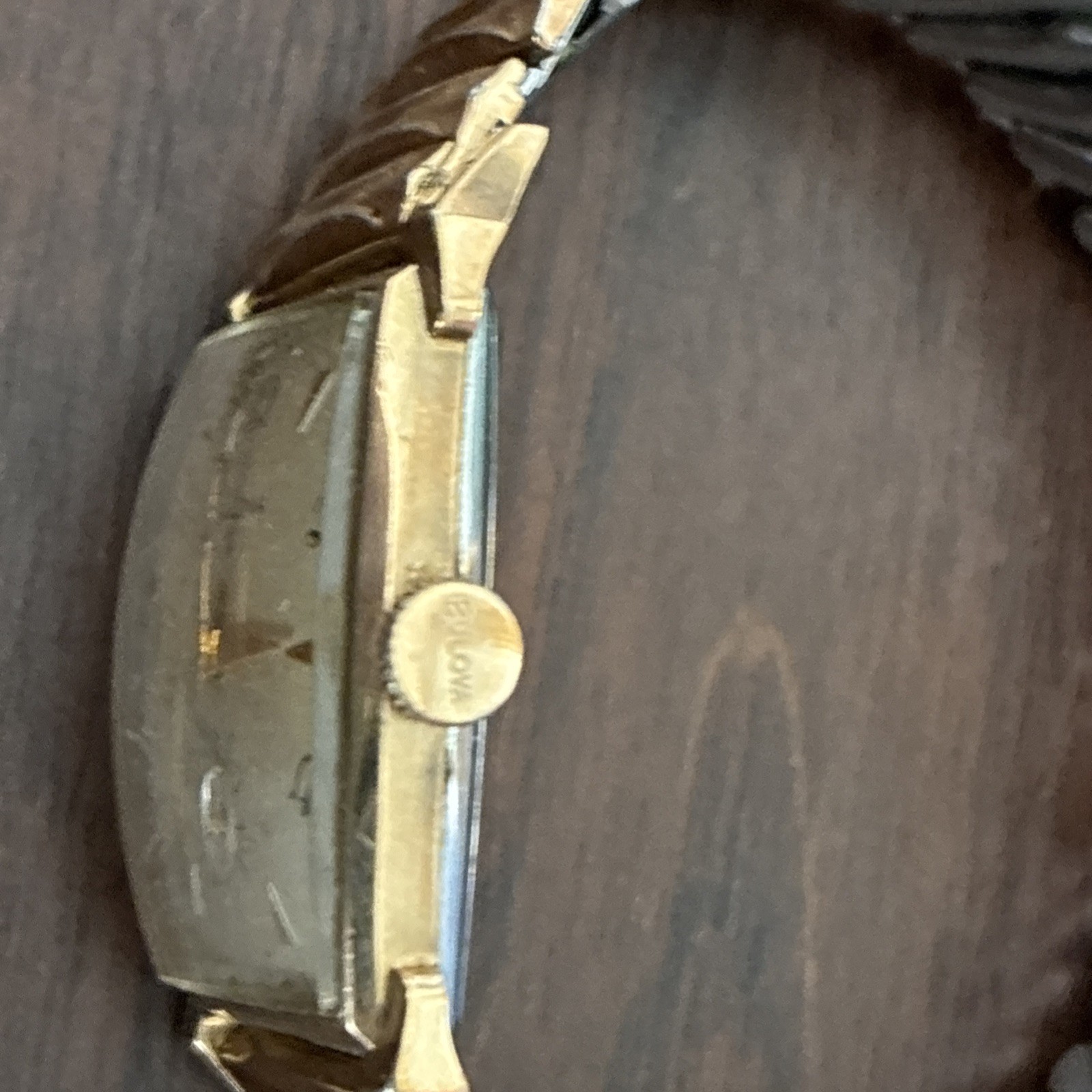 Vintage 1952 Men’s BULOVA Ambassador Gold Tone Mechanical Watch Untested