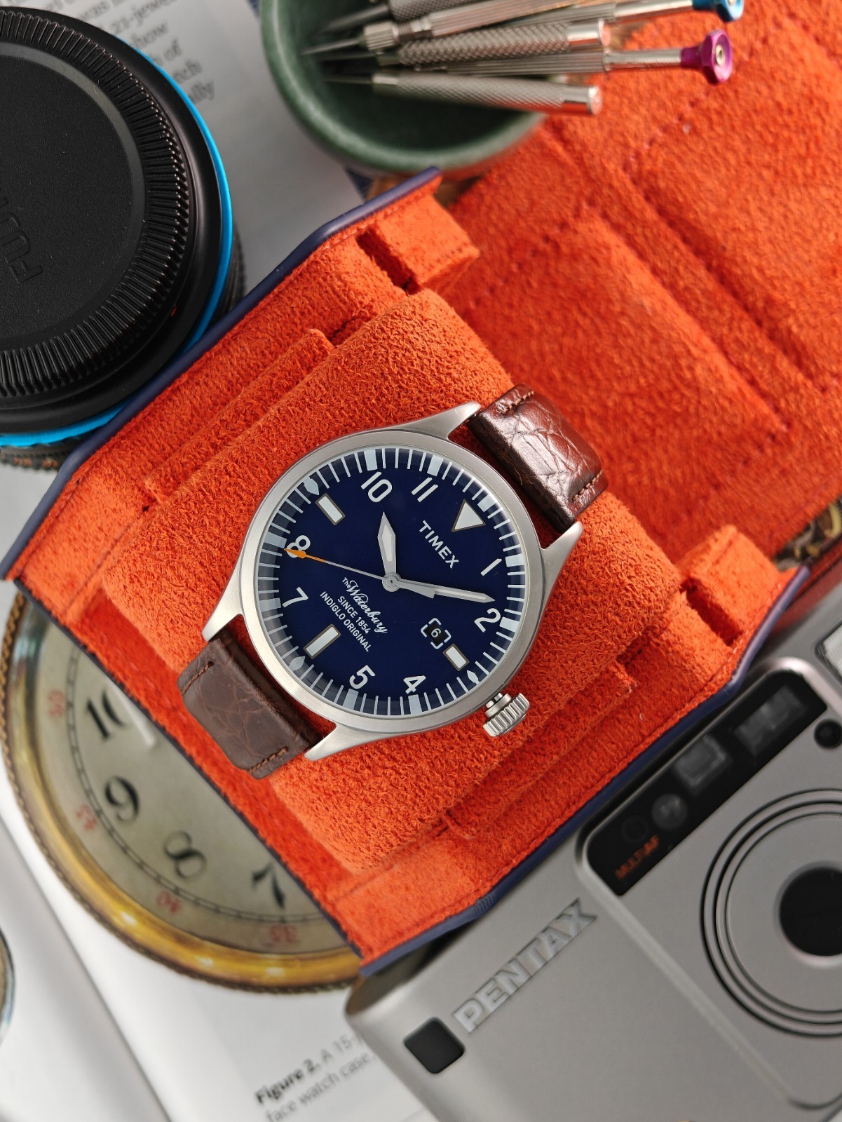 Timex Waterbury Pilot Quartz Indiglo TW2P64500 Men’s Watch